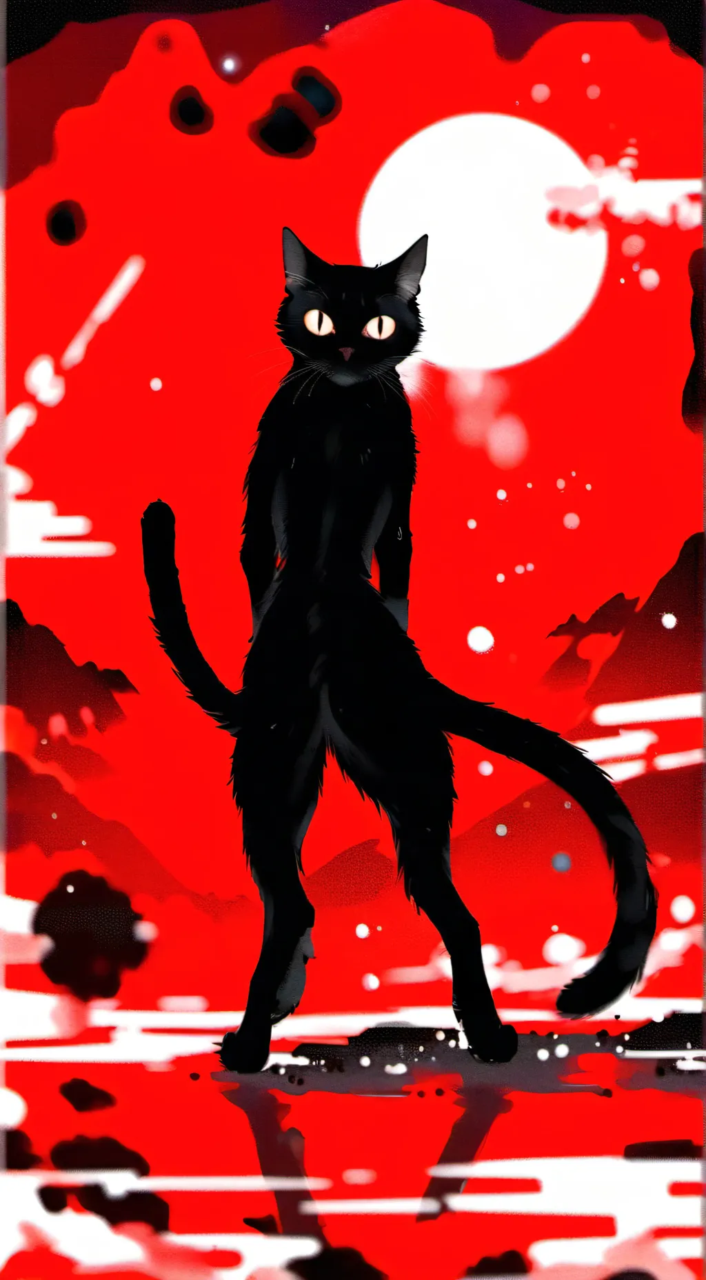 ai character: THE GLITCH background