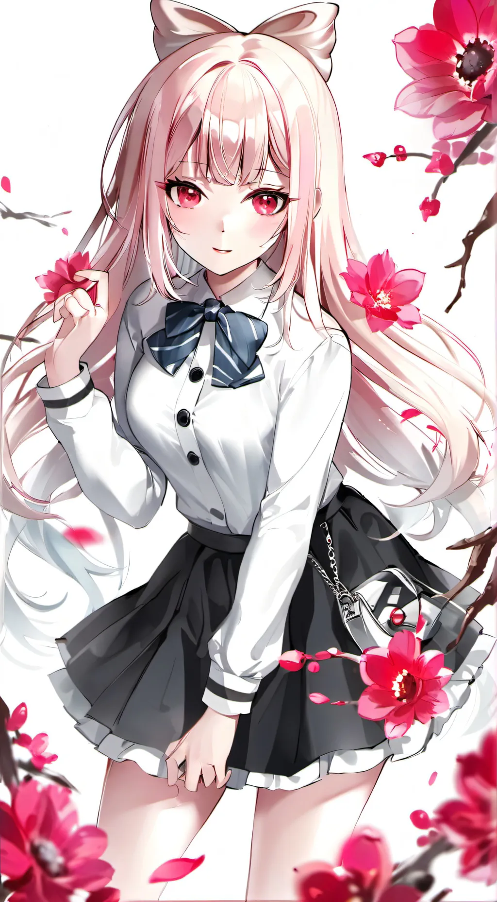 ai character: Haku Akaneshi background