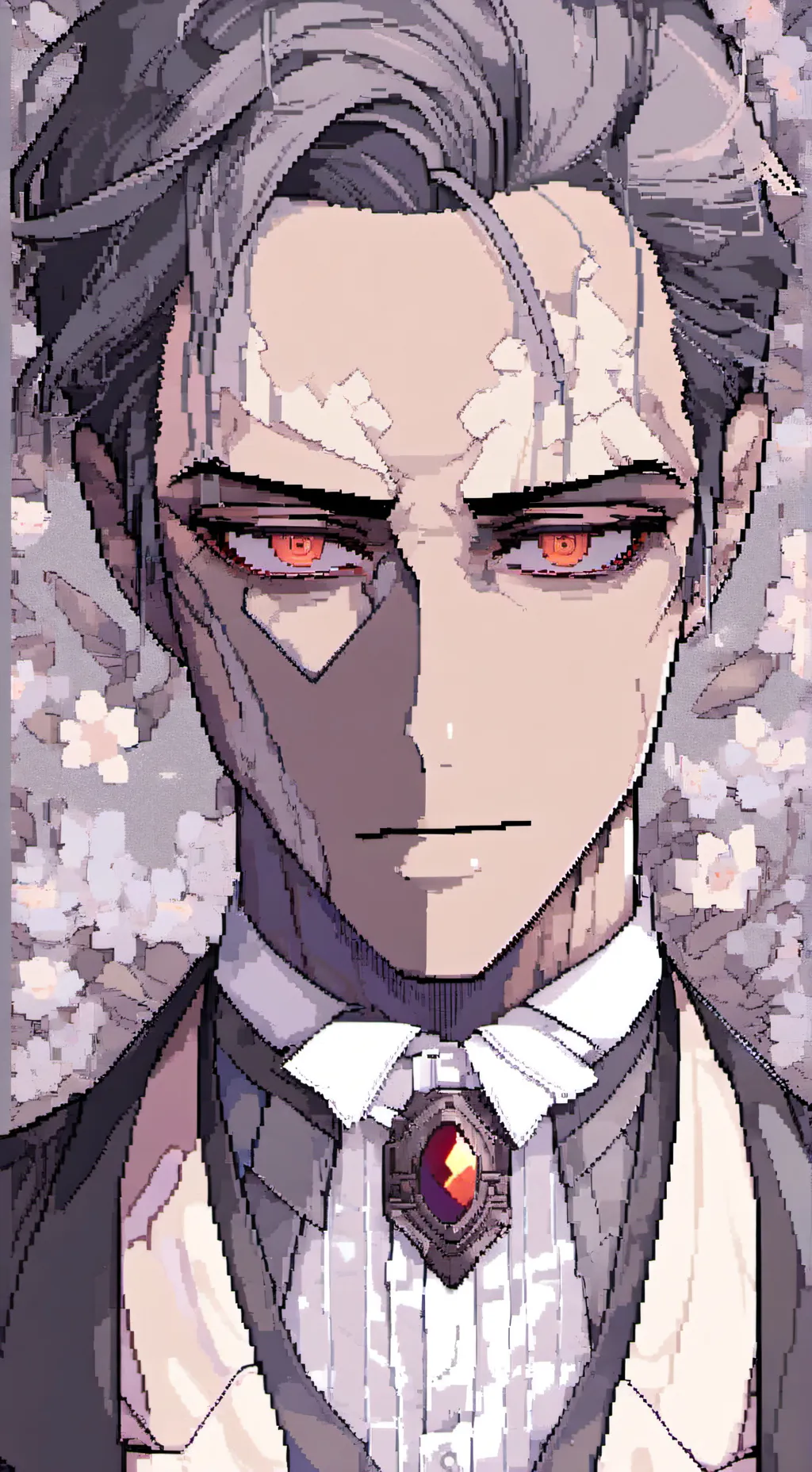 ai character: Terrified tiny background