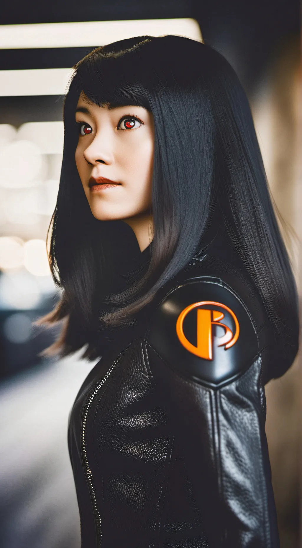 ai character: Violet Parr  background