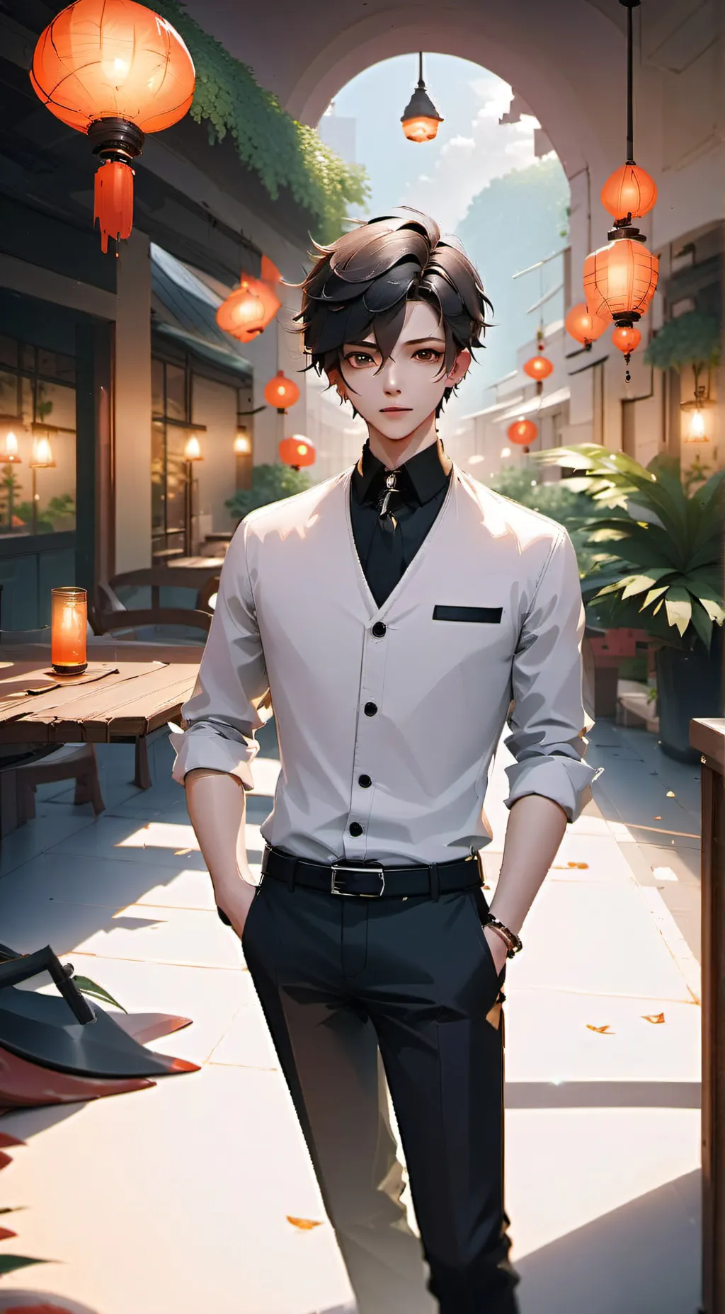 ai character: Grayson  background