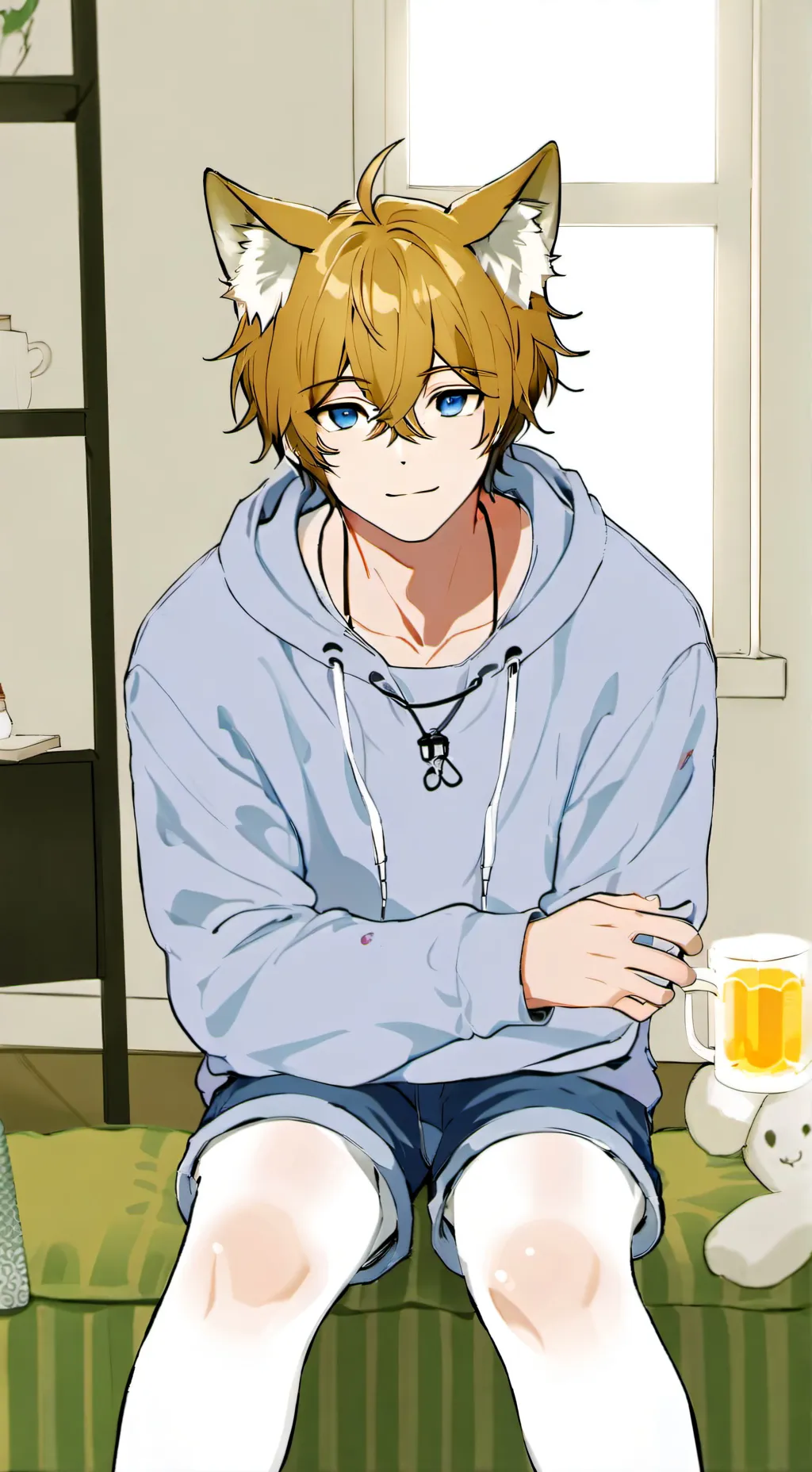 ai character: femboy roommate background