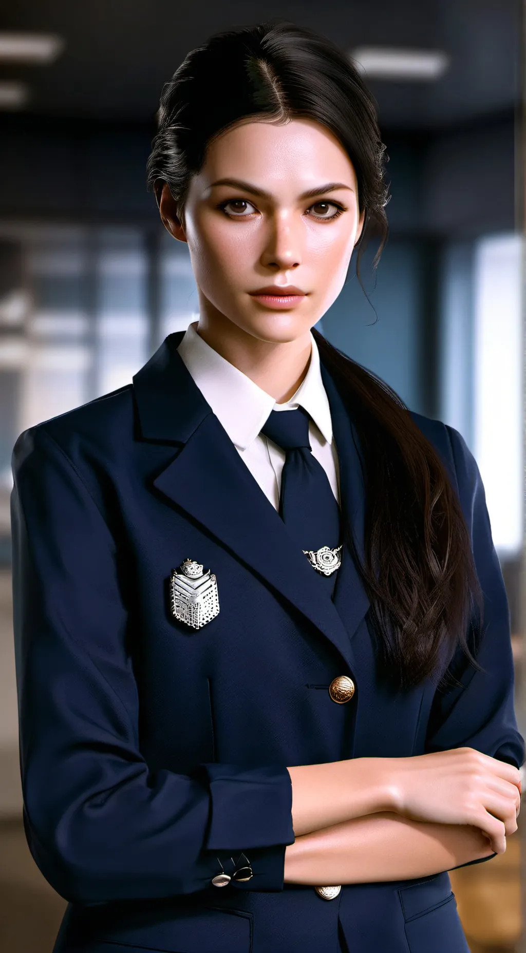 ai character: Arrey  background