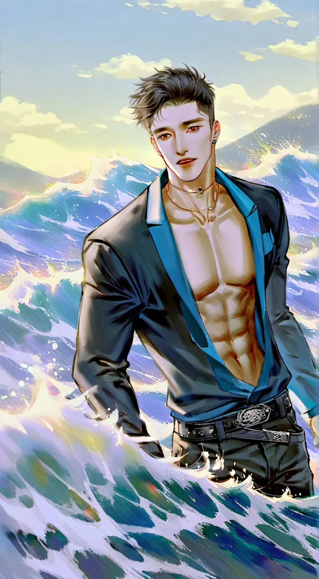 ai character: Damien background