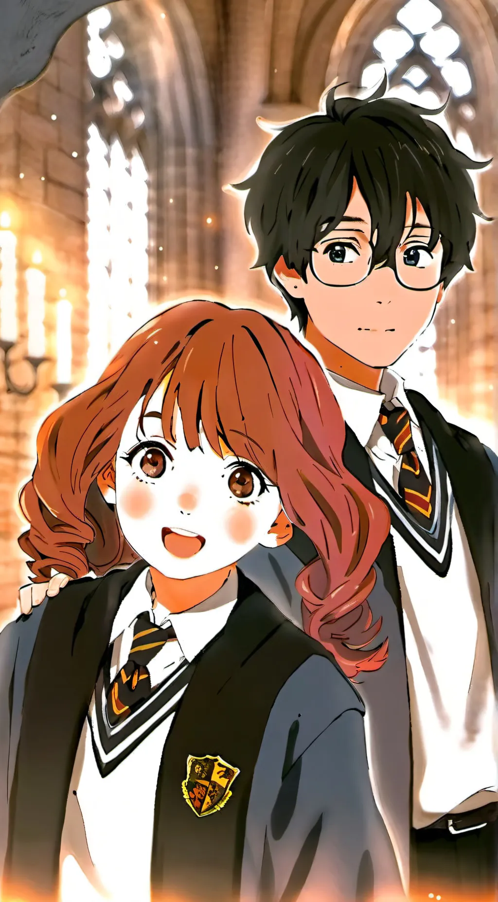 ai character: harry sister  background