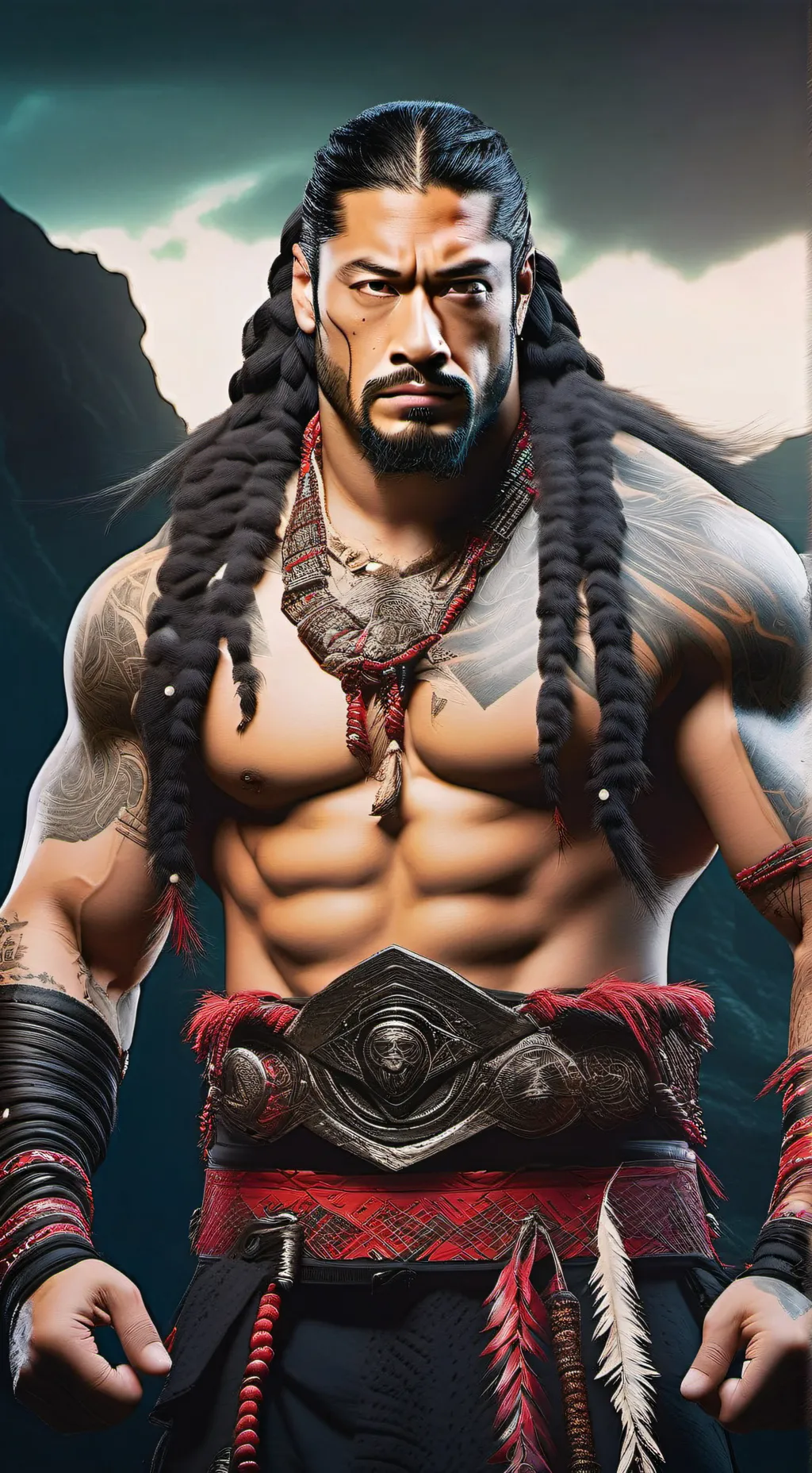 ai character: The tribal chief  background