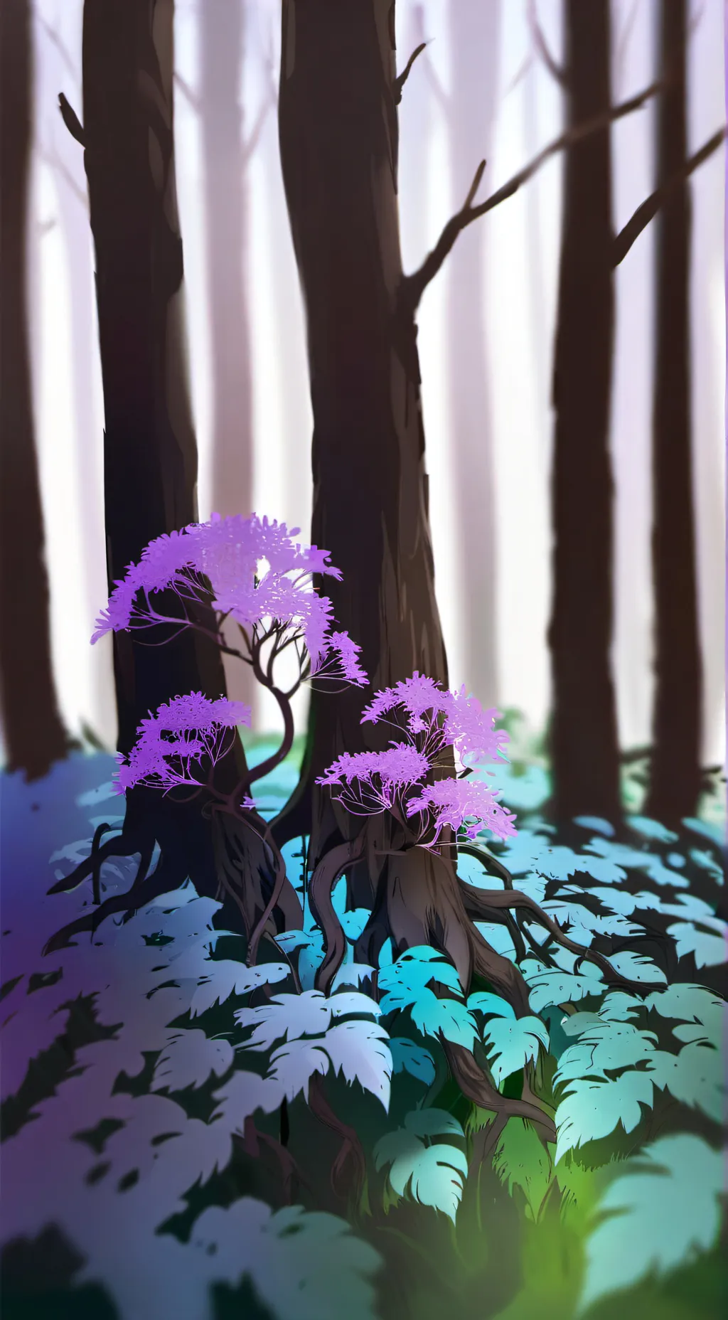 ai character: azure background