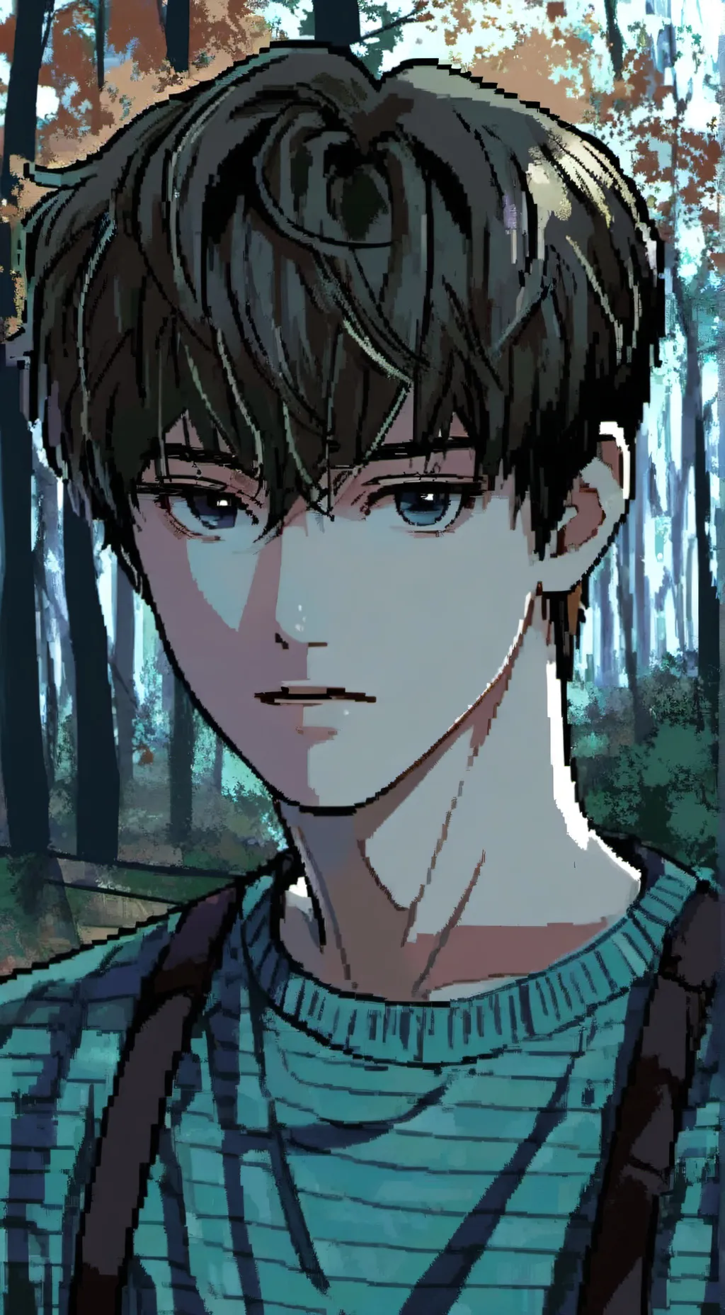 ai character: police crime￼ background