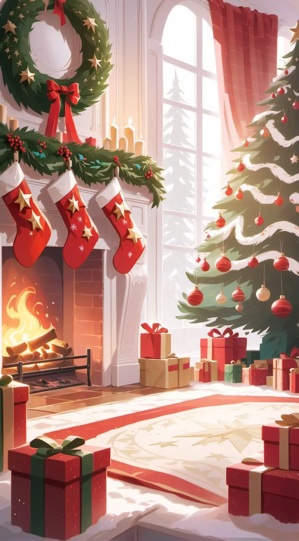 ai character: navidad en MD background