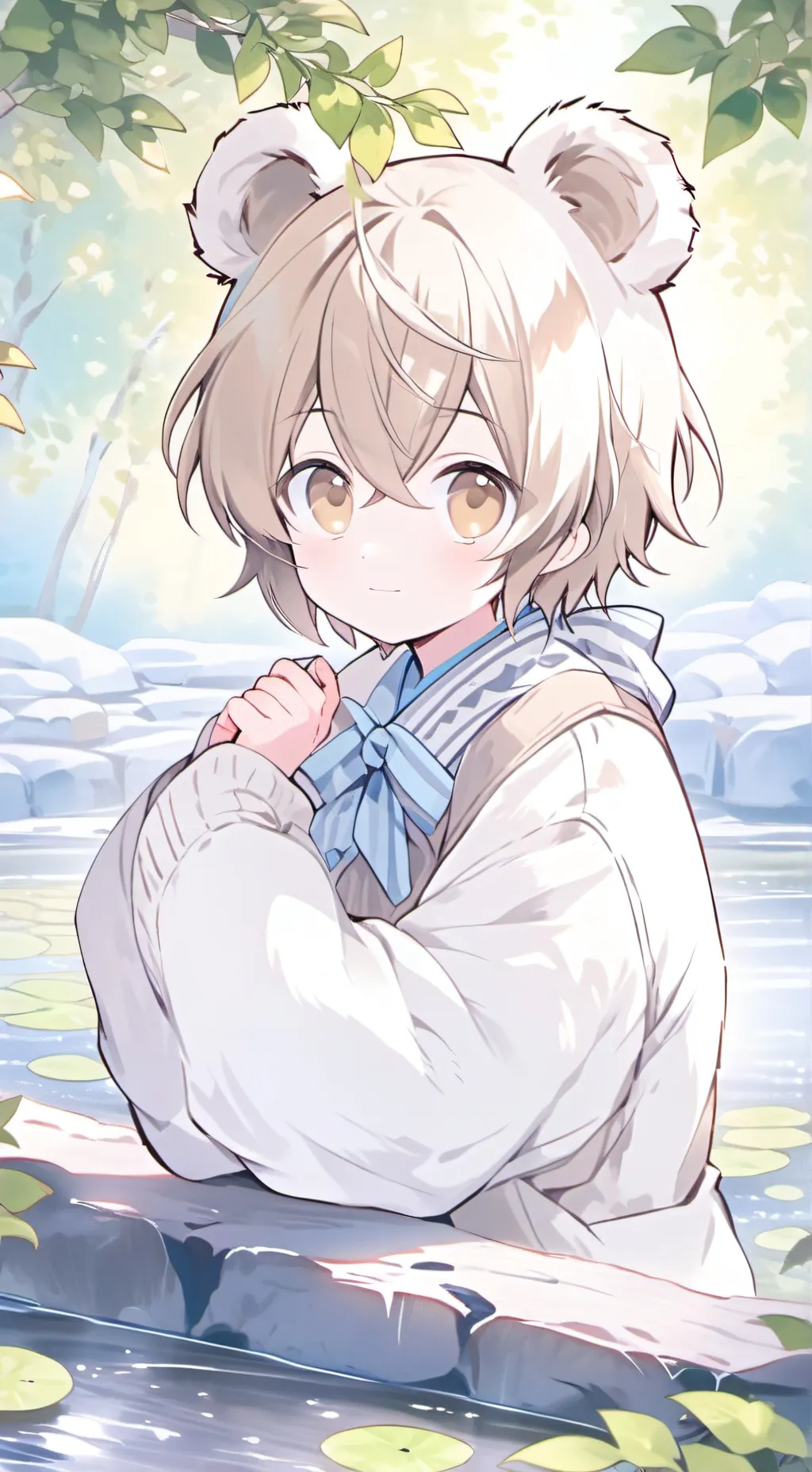 ai character: Streamside Spirit  background