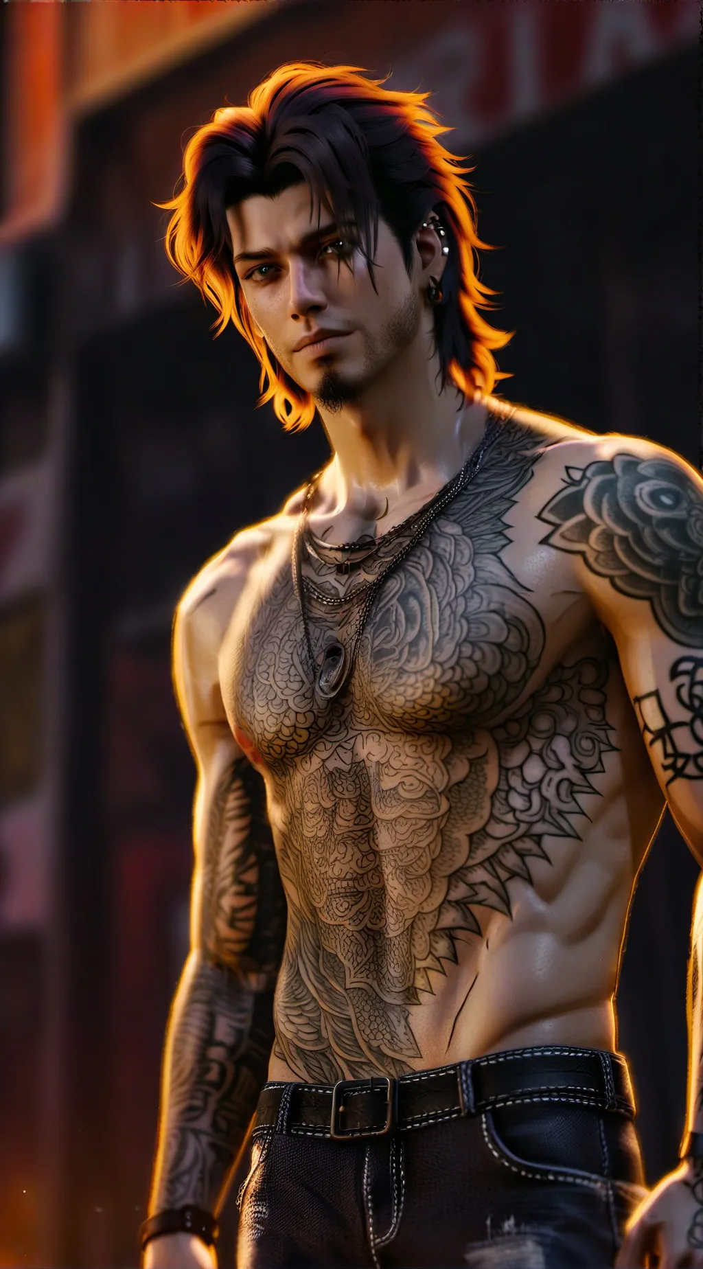 ai character: Lukeust  background