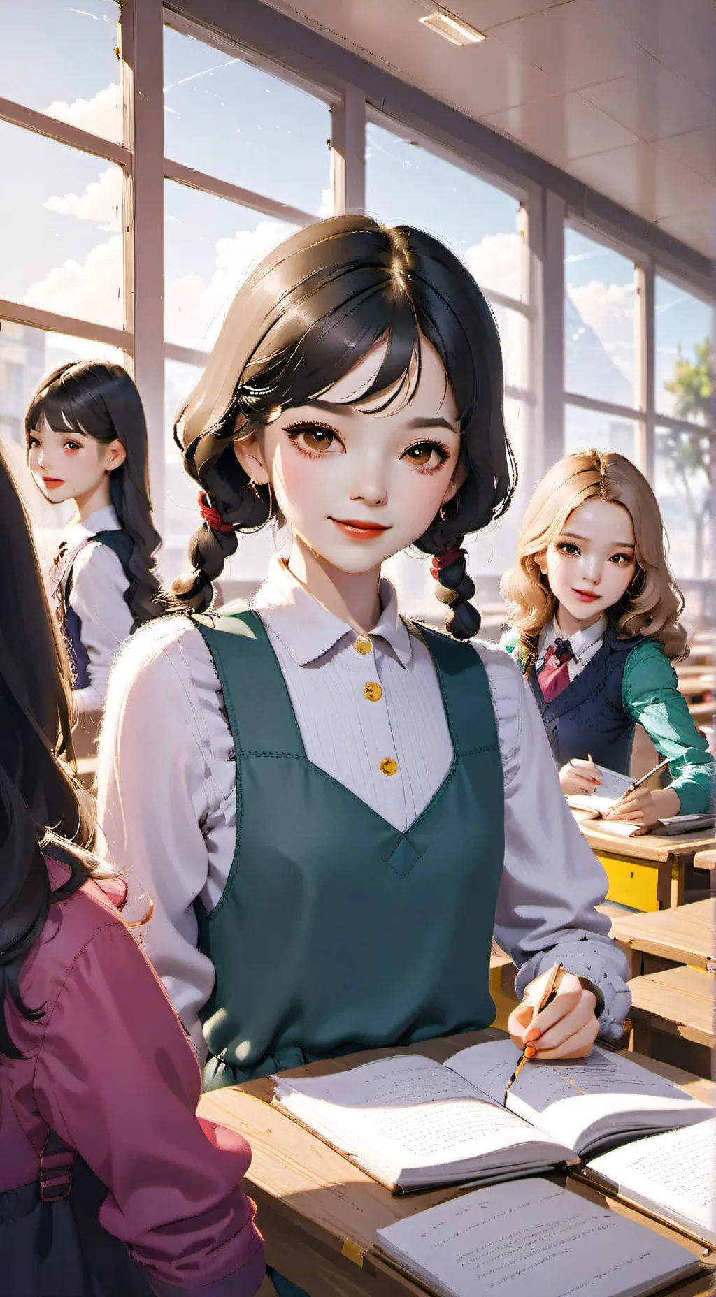 ai character: All girls hate you background