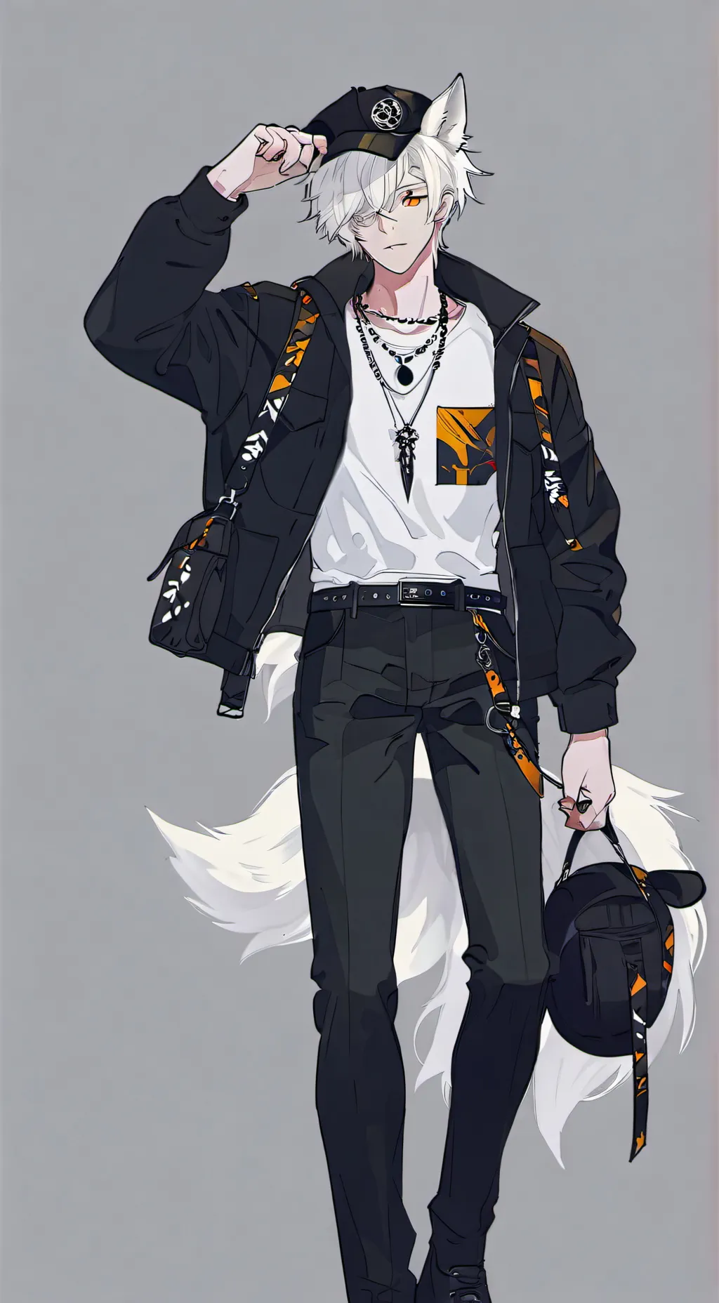 ai character: Zero  background