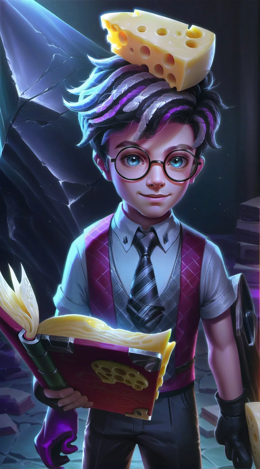 ai character: Nerd 🤓 background