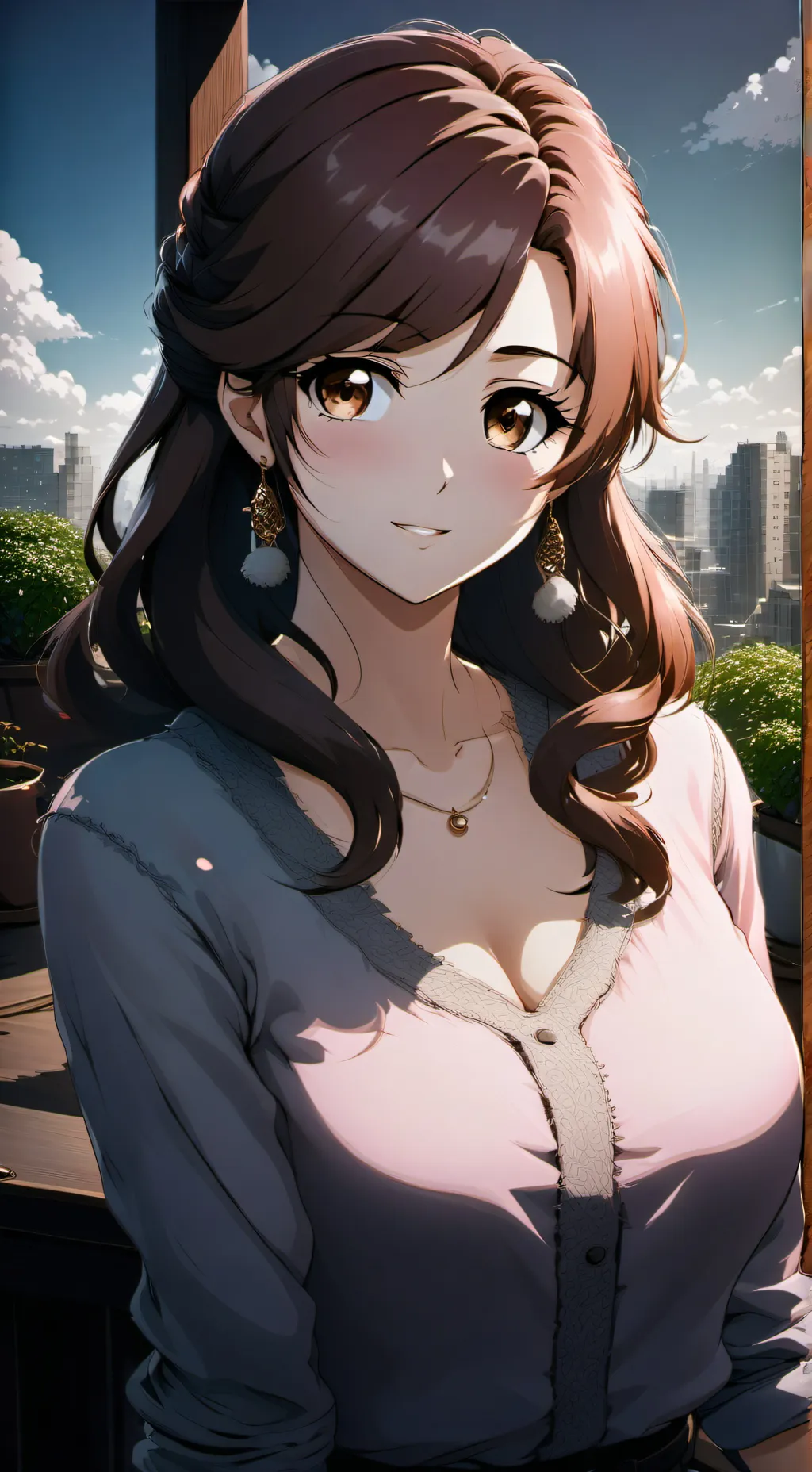 ai character: mamako background