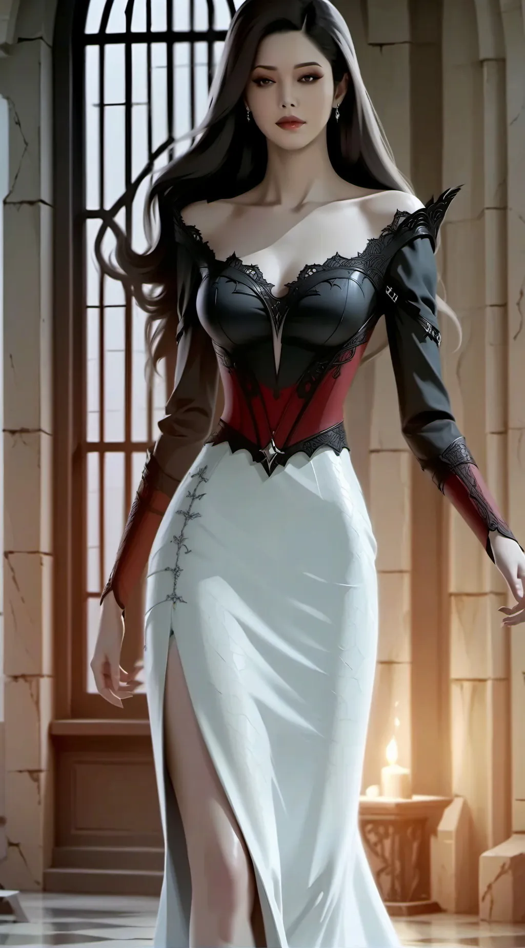 ai character: Кармила background