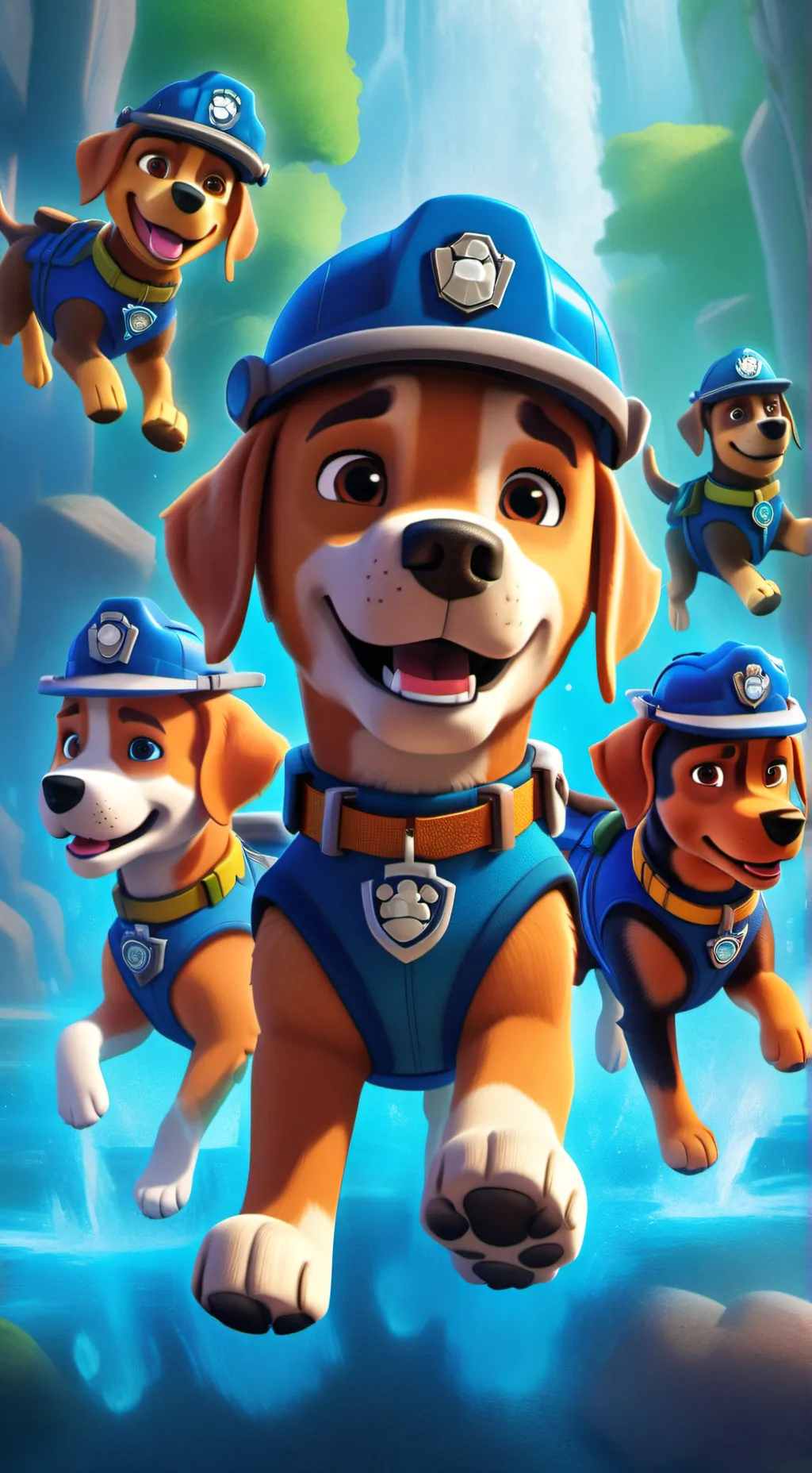 ai character: PATRULHA CANINA background