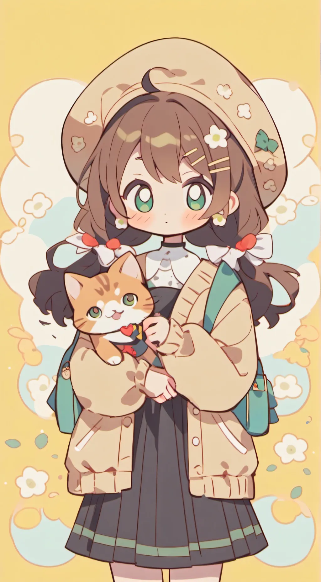 ai character: Vina?... background