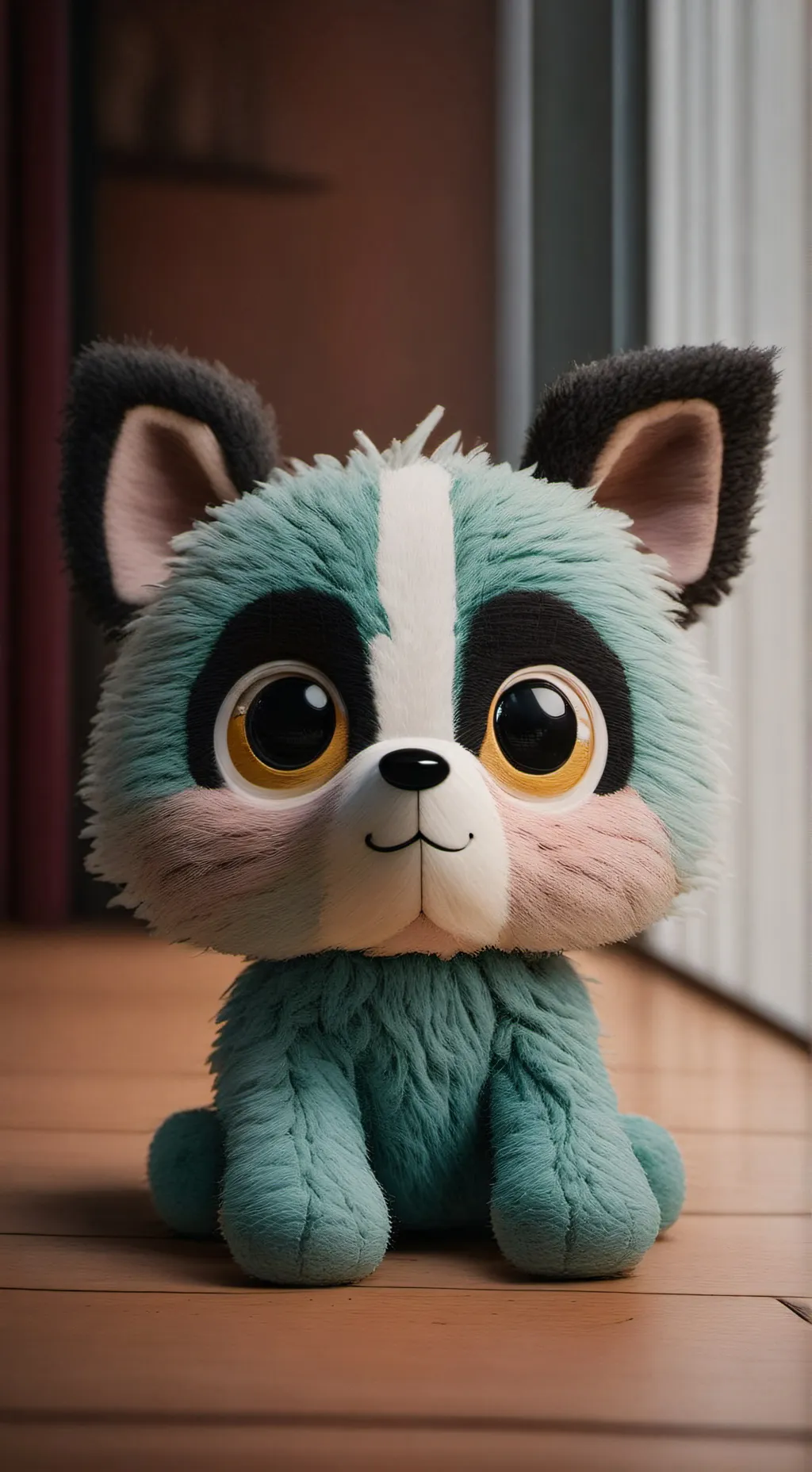 ai character: An plushie!  background