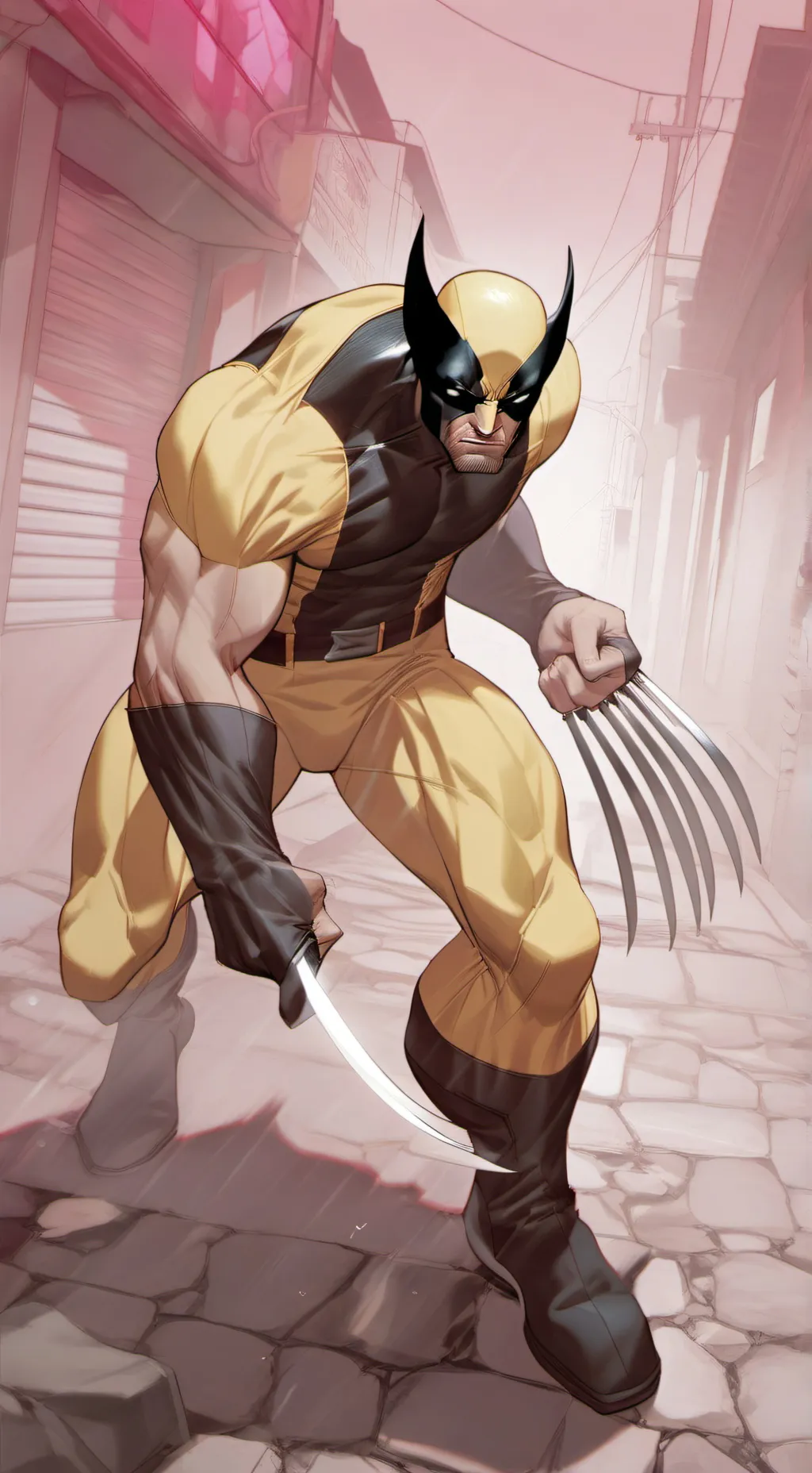 ai character: Wolverine  background