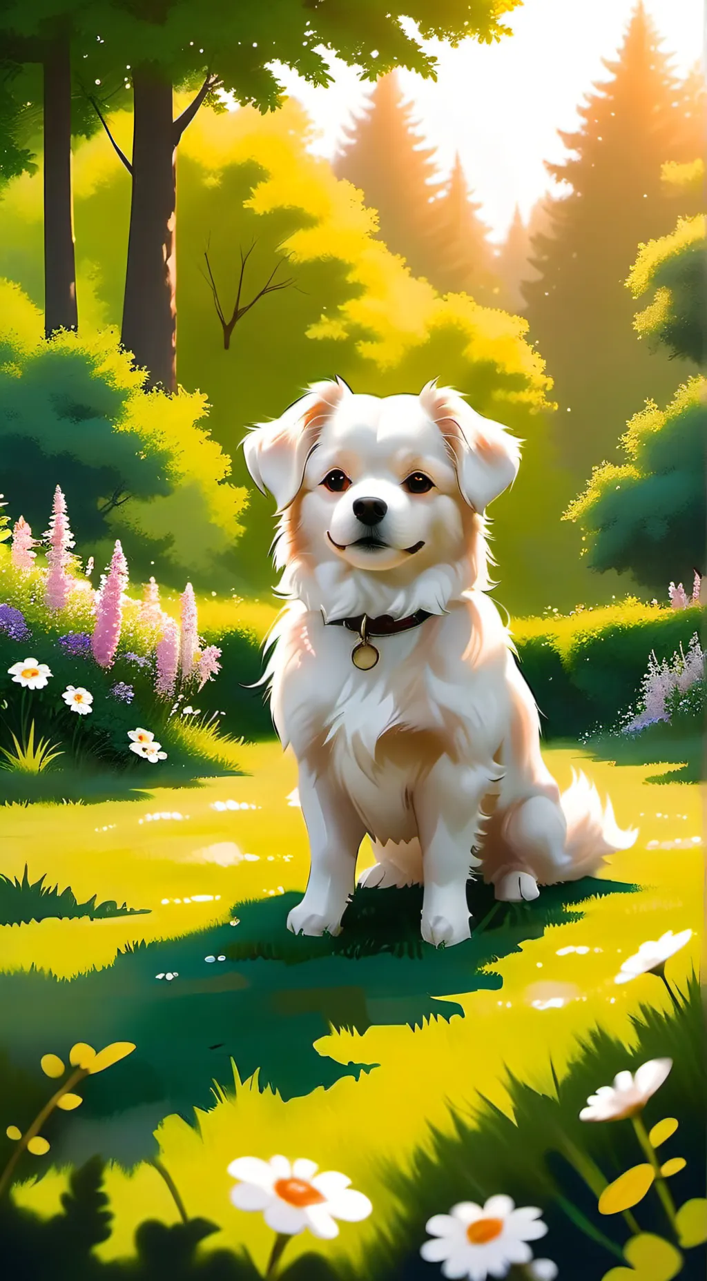 ai character: Ur Dog background