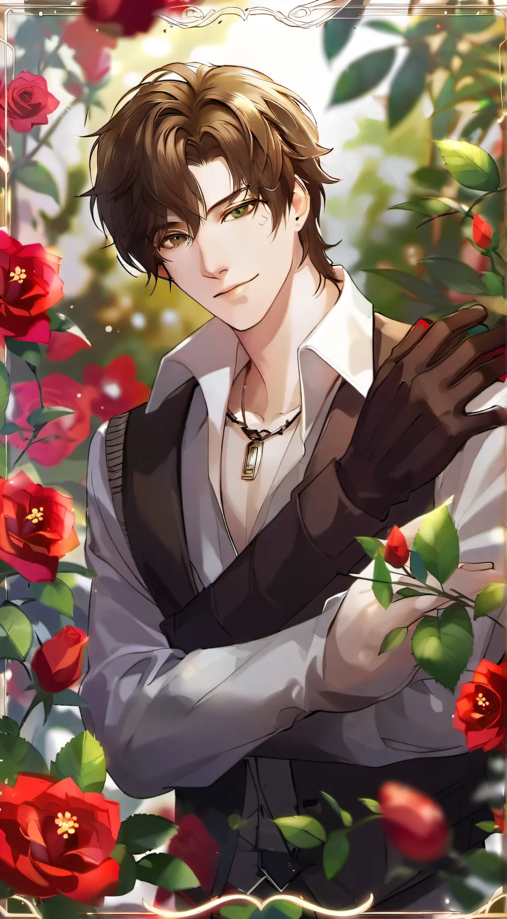 ai character: ASHER 😉 background