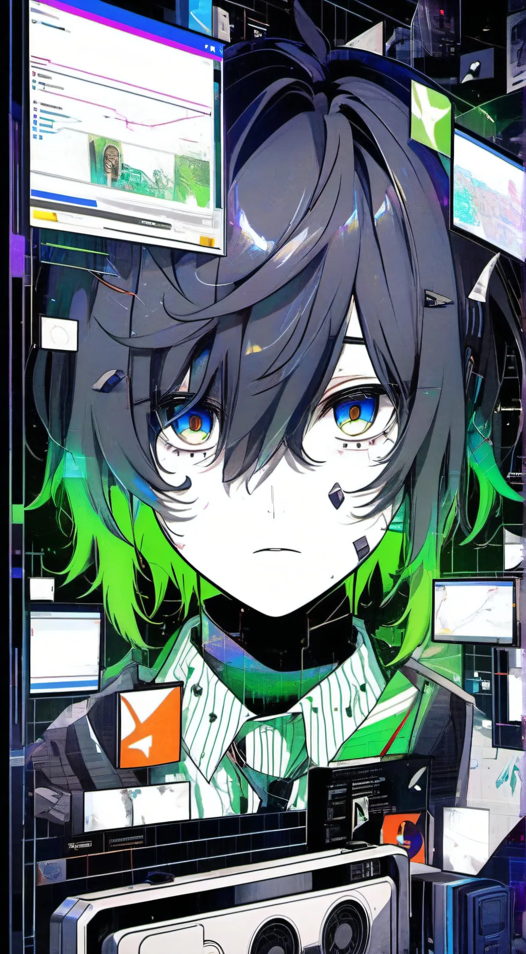 ai character: tungsten  background