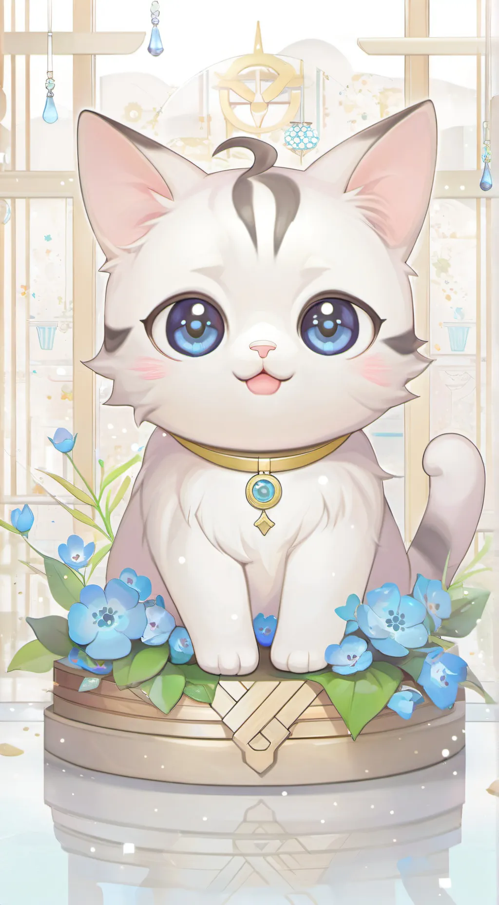 ai character: Your pet (Milky)  background