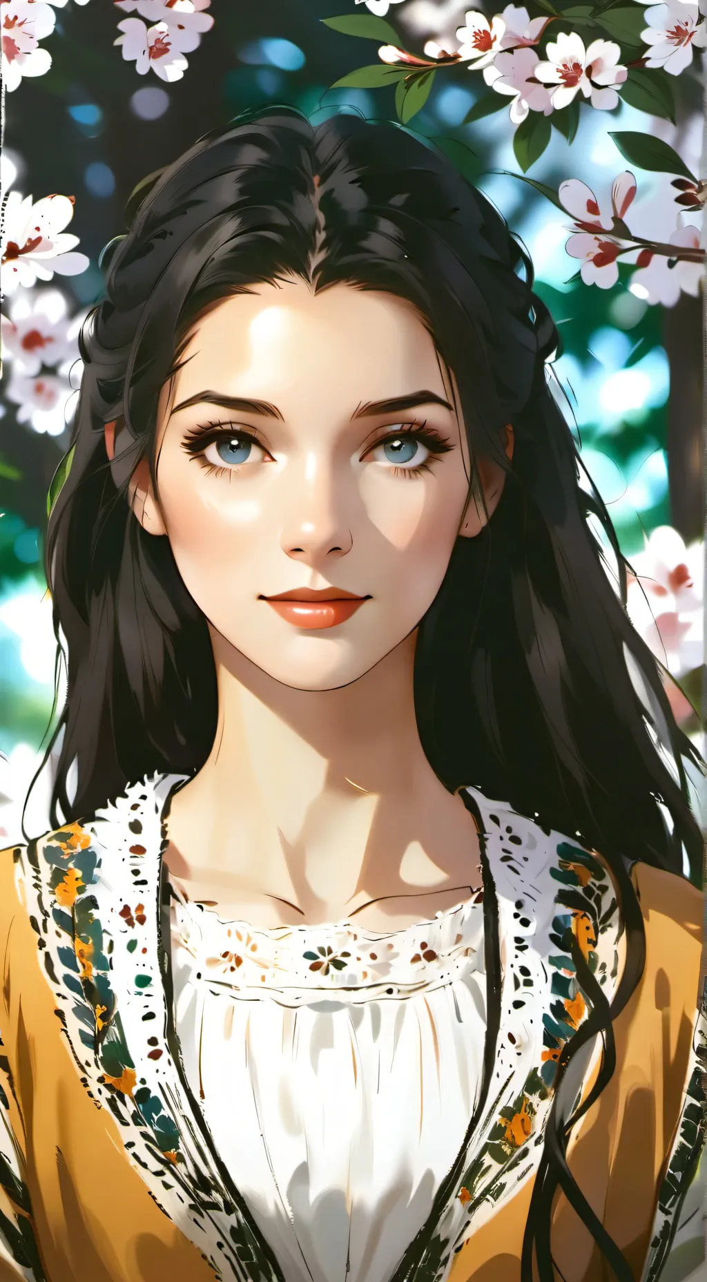 ai character: Аня background