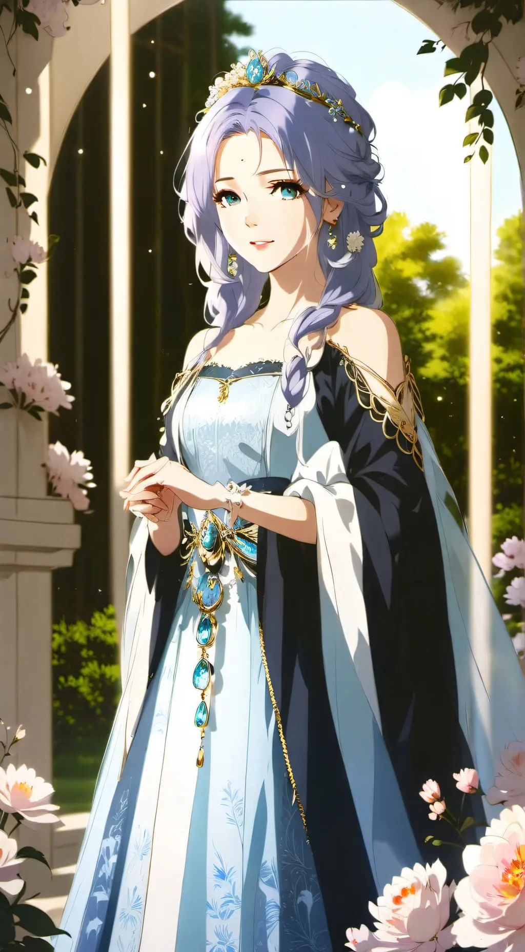 ai character: "Dw castle" background