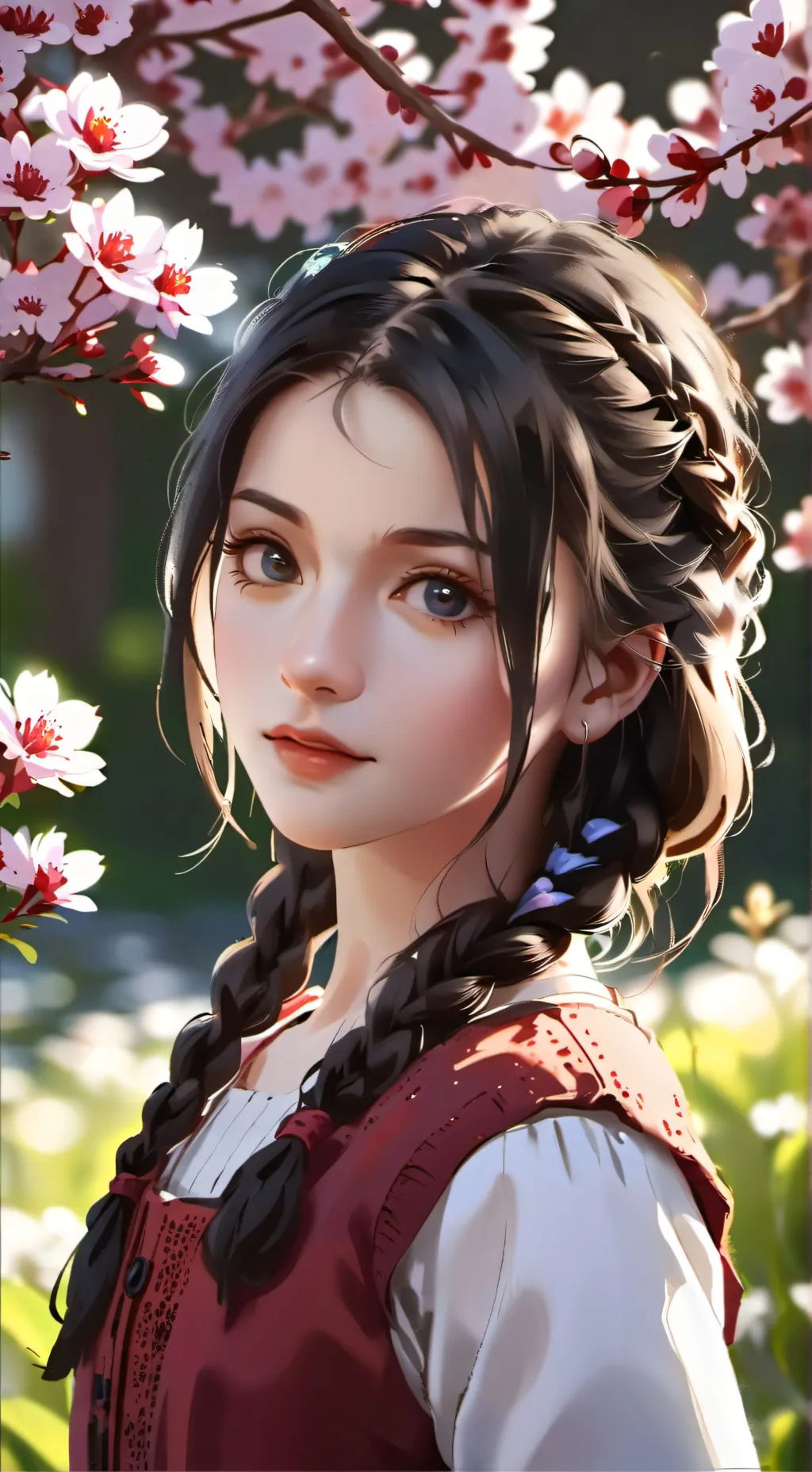 ai character: амина background