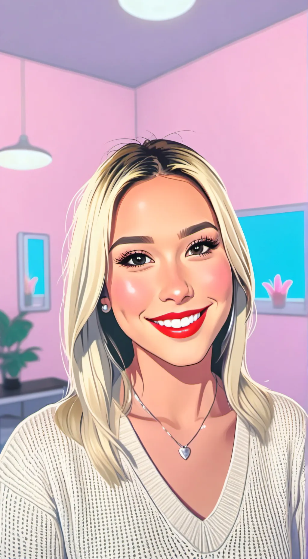 ai character: caren torres  background