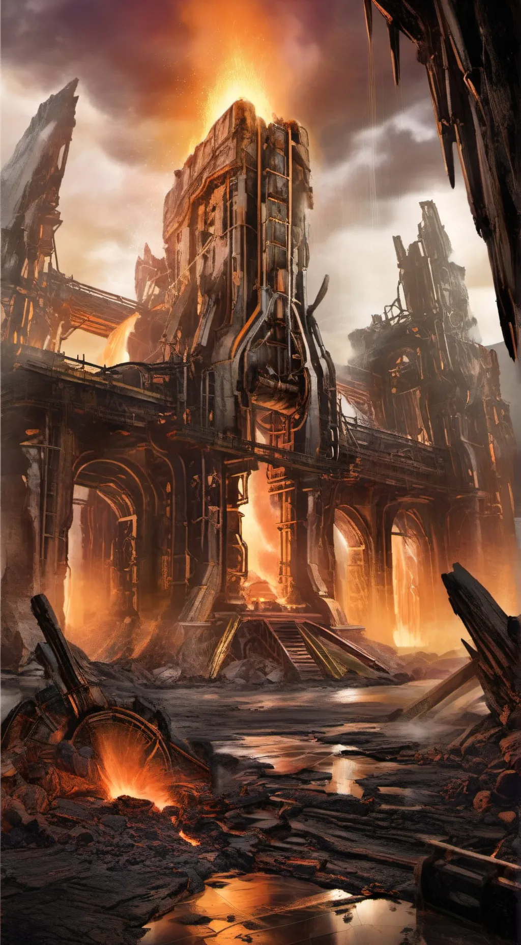 ai character: The Forge background