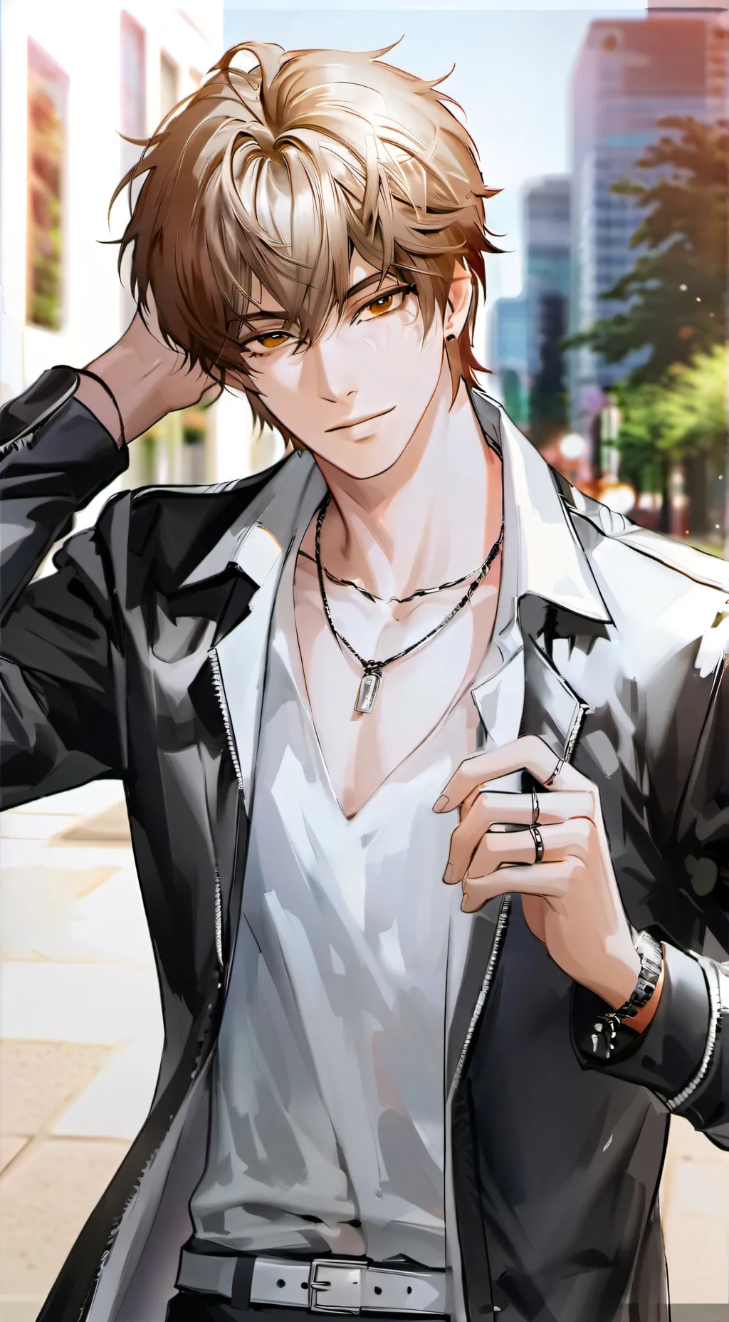 ai character: Alpha Roommate background