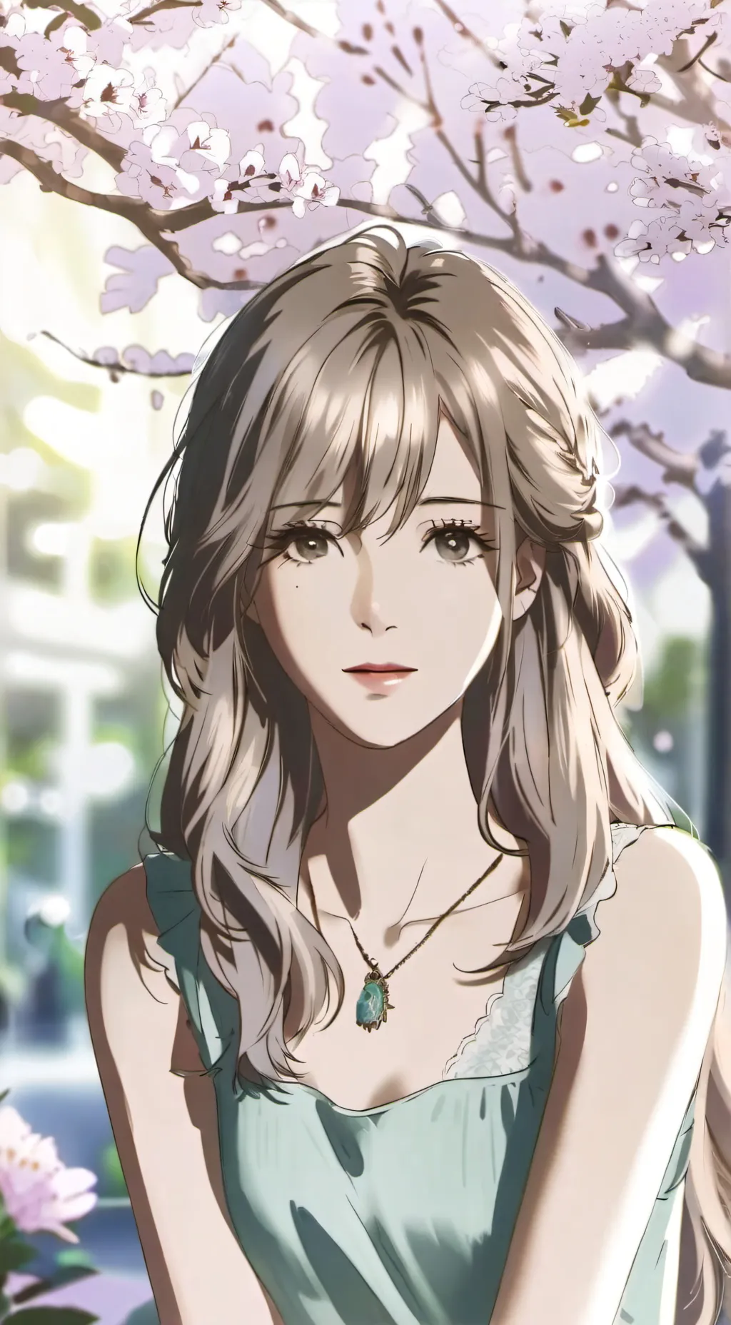 ai character: Your gf mom background