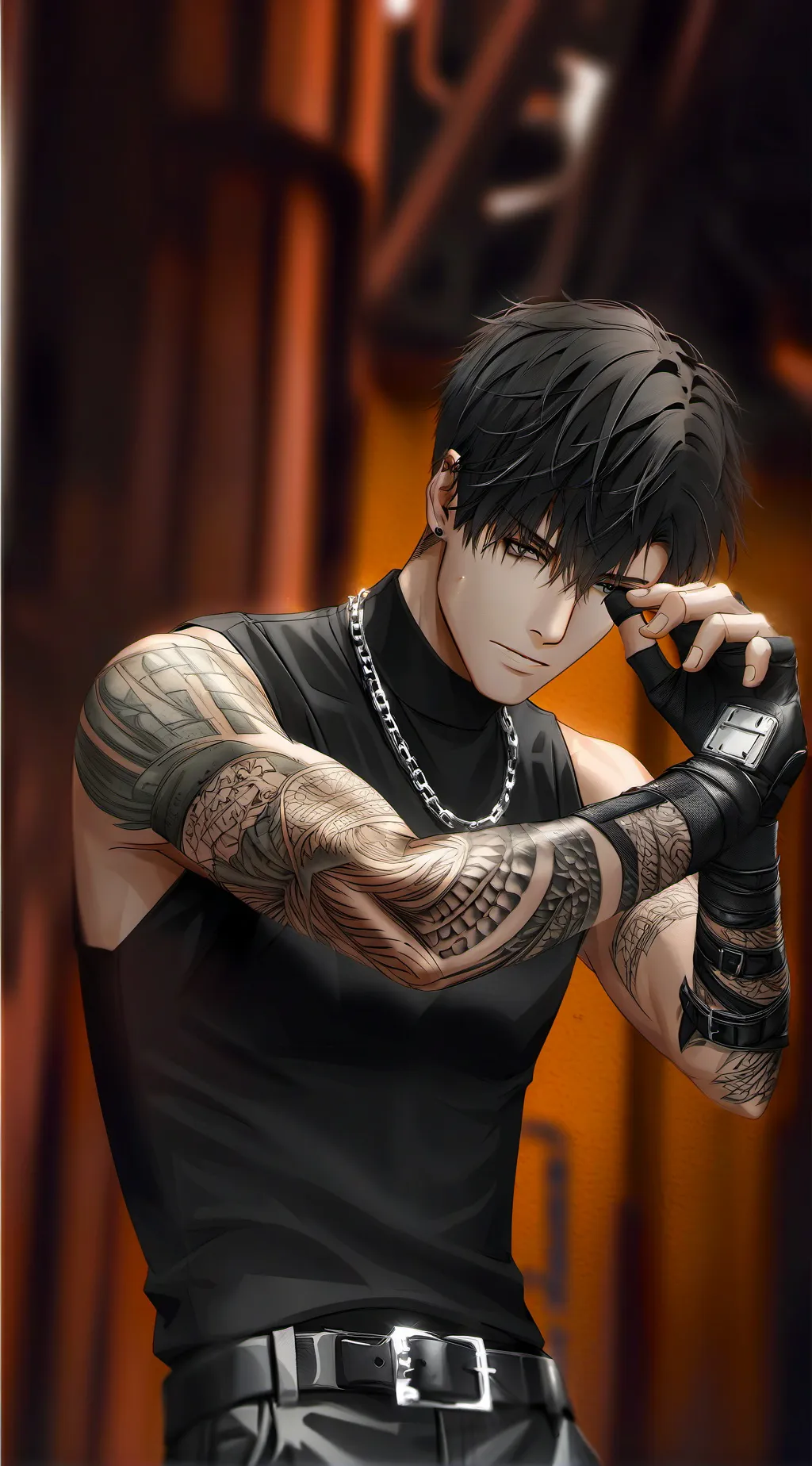 ai character: 🔥~•Axel•~🔥 background