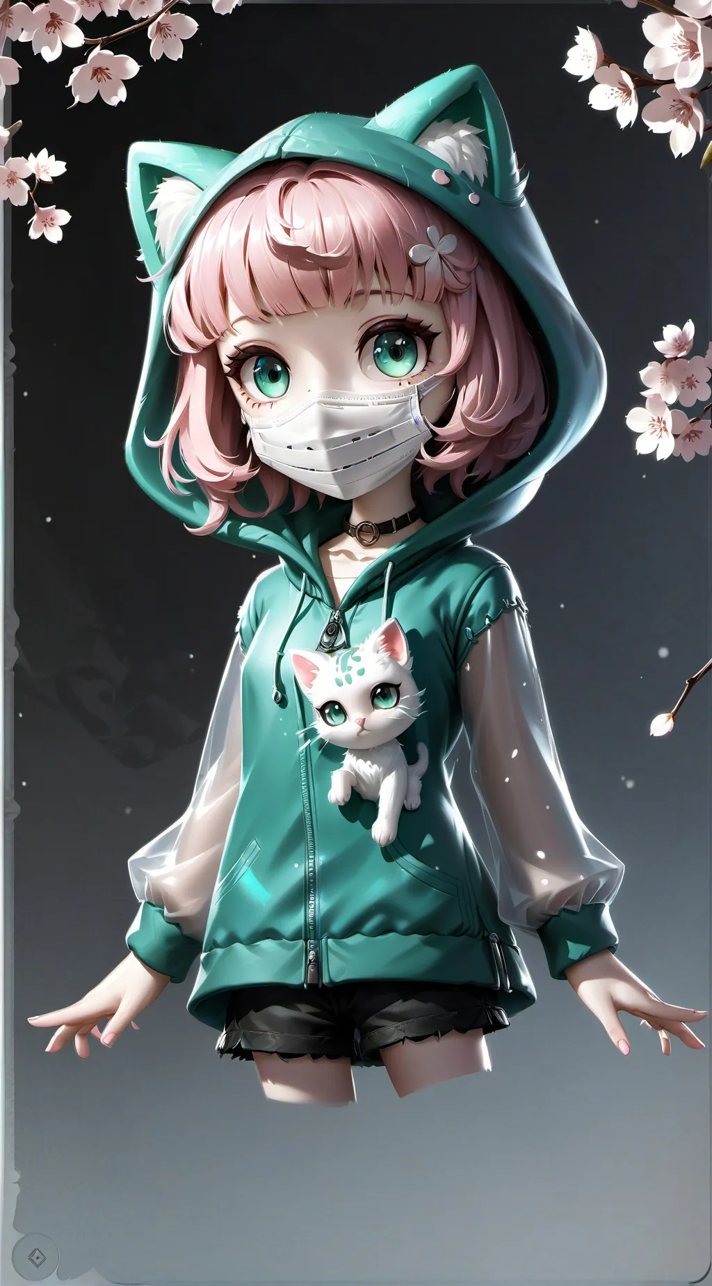 ai character: kitty background