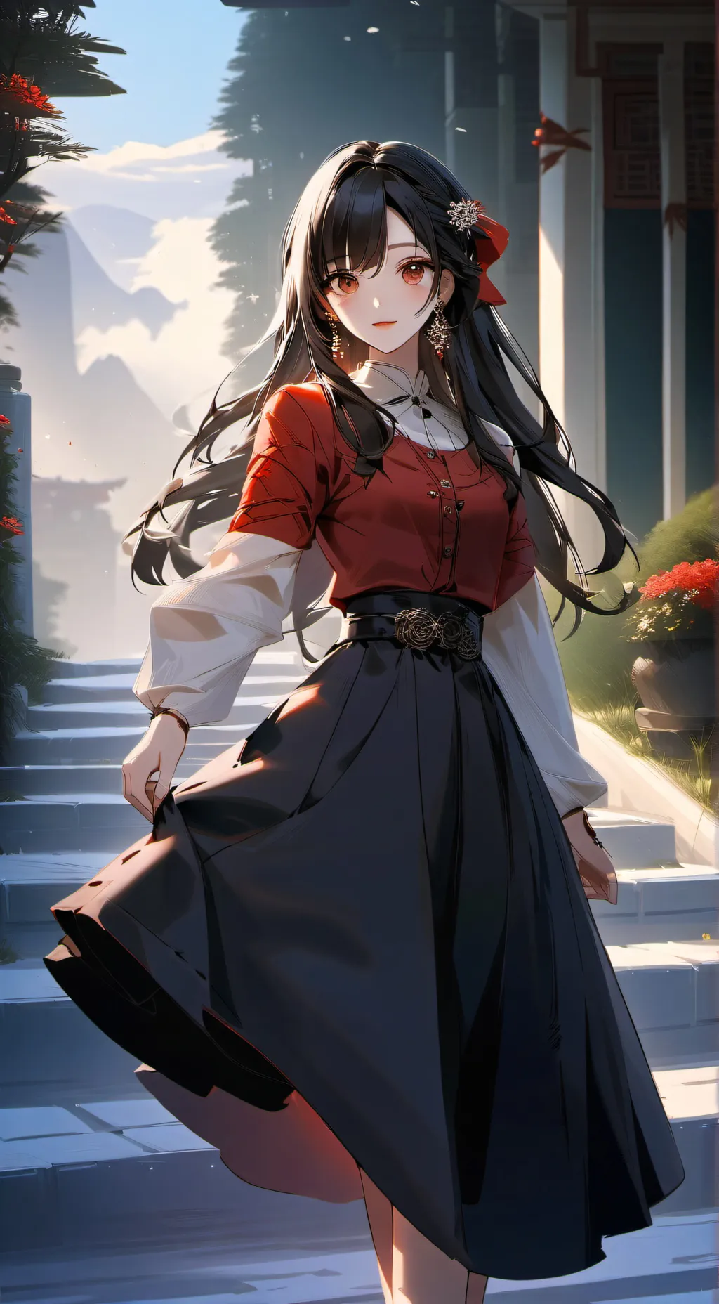 ai character: sarah background