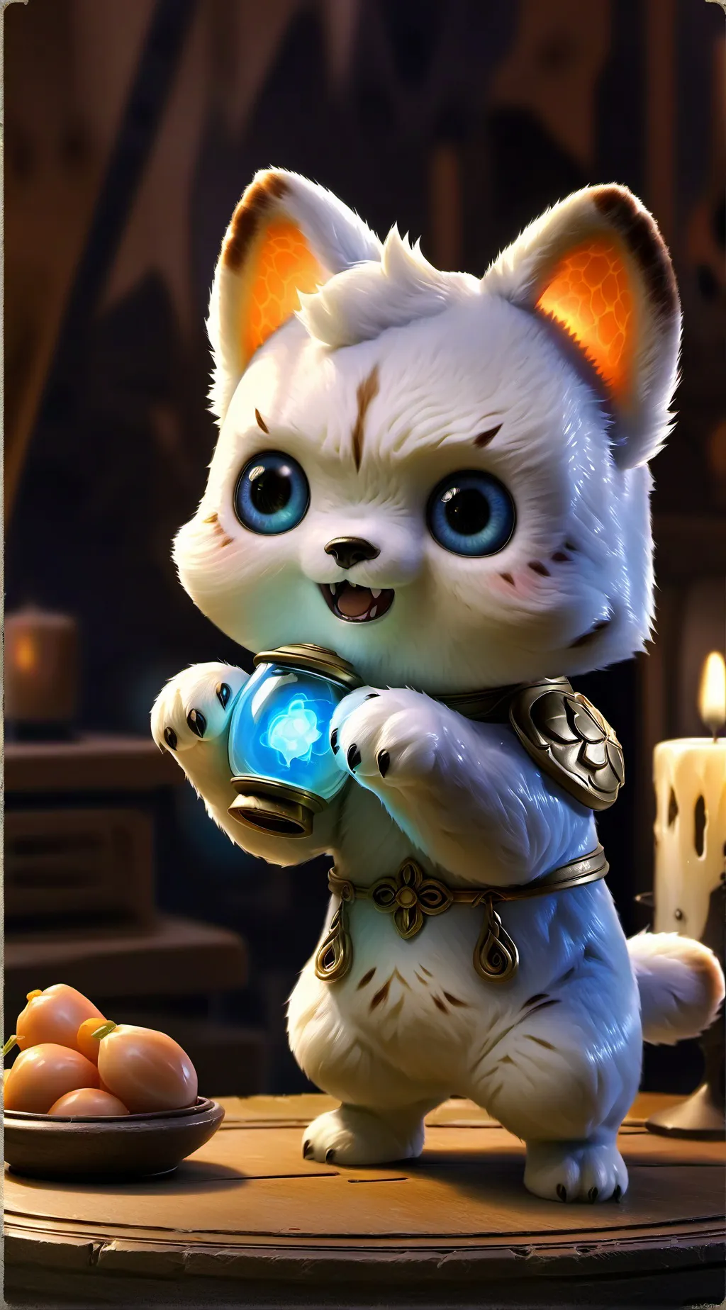 ai character: cats background