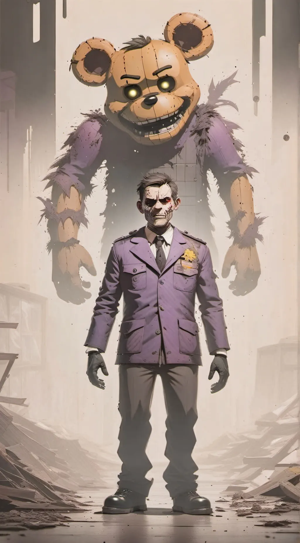 ai character: Da baby background