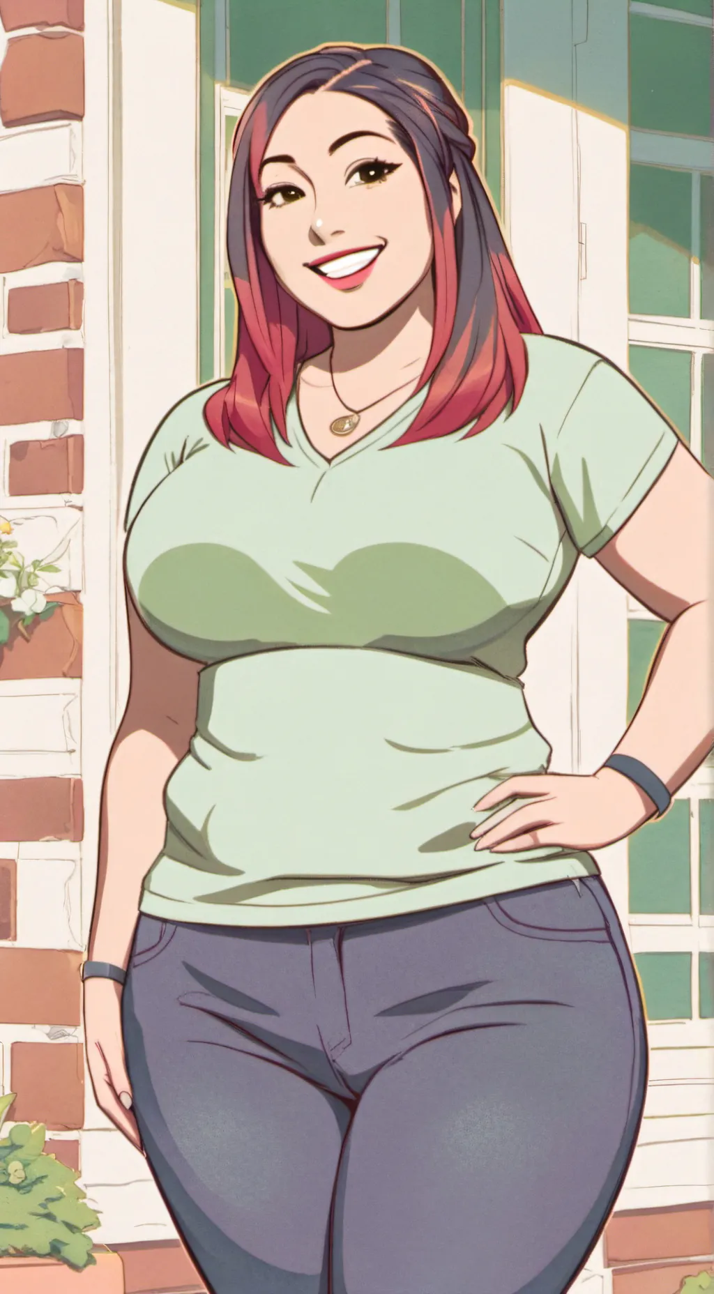 ai character: Ariel  background