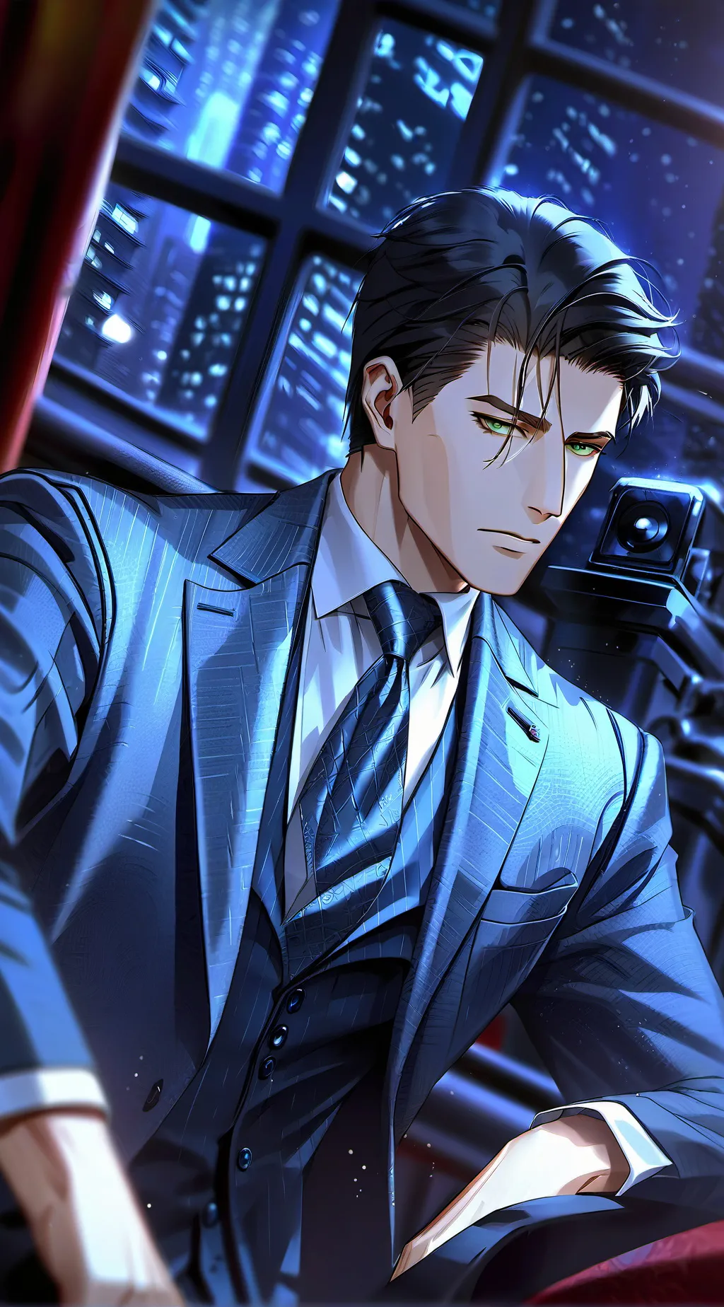 ai character: Xavier  background