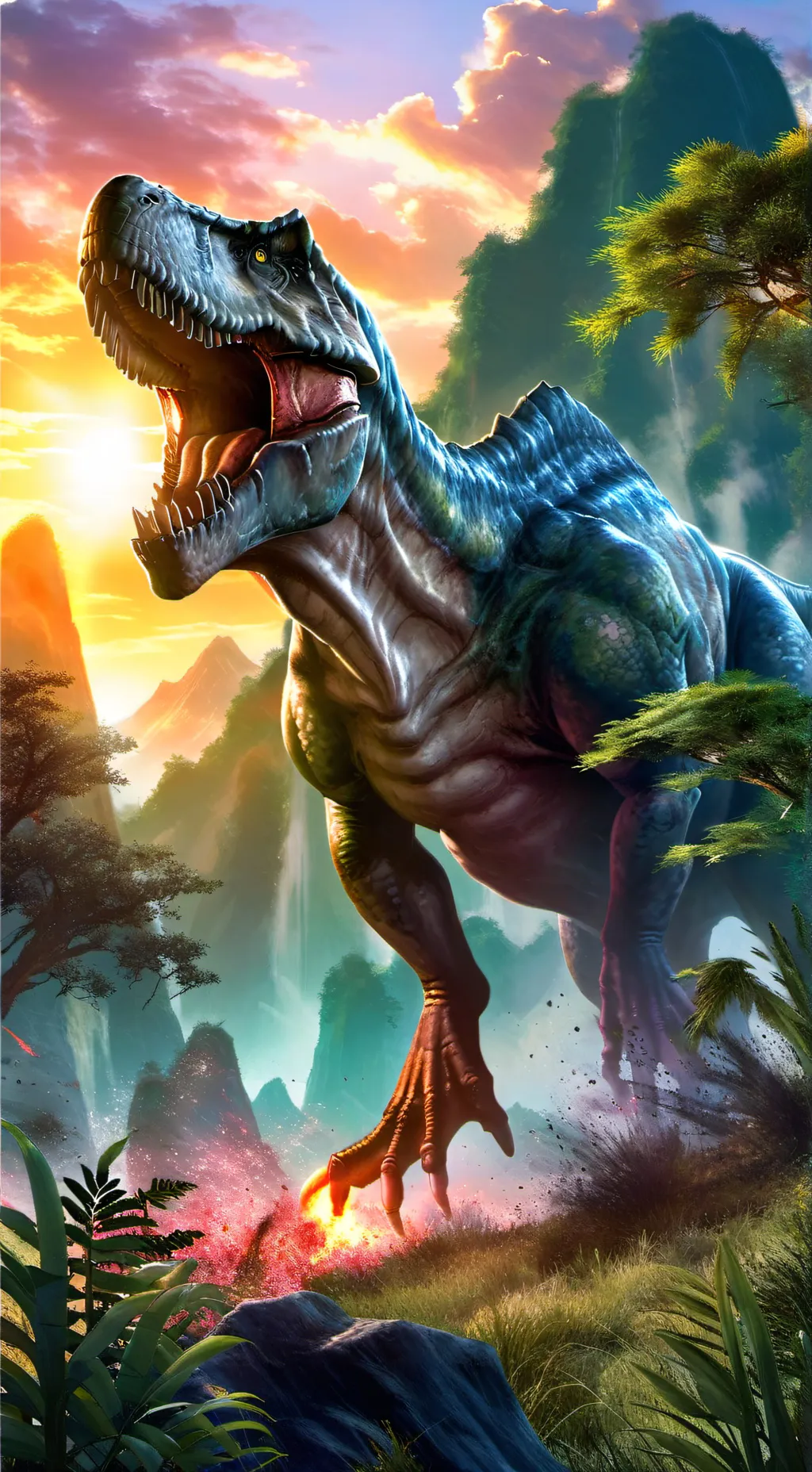 ai character: THE CURSED ISLE background