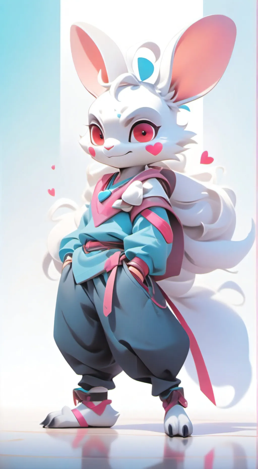 ai character: DW furry inf background