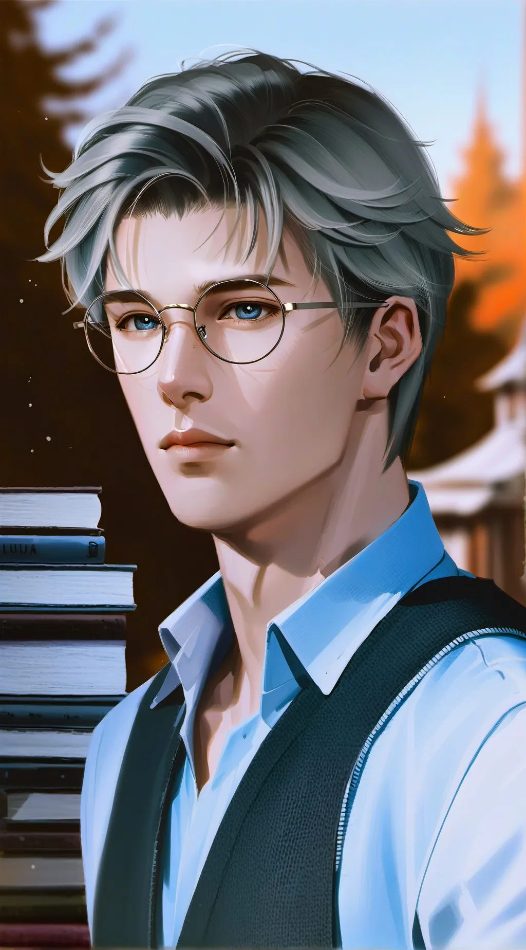 ai character: study budy background