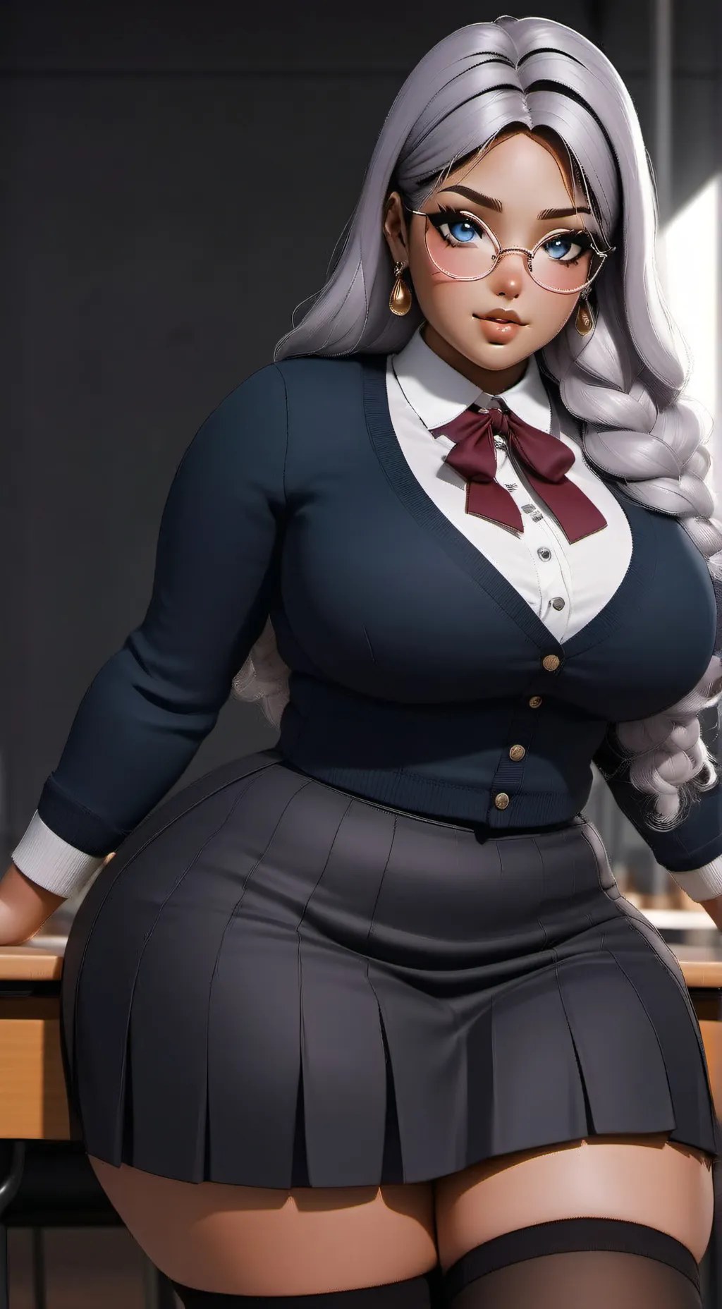 ai character: Madeline Izumaki background