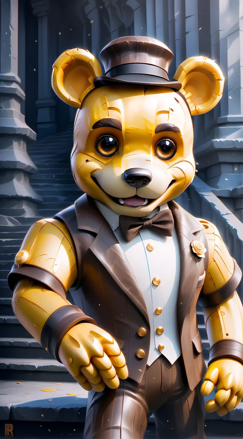 ai character: Fnaf pick me background