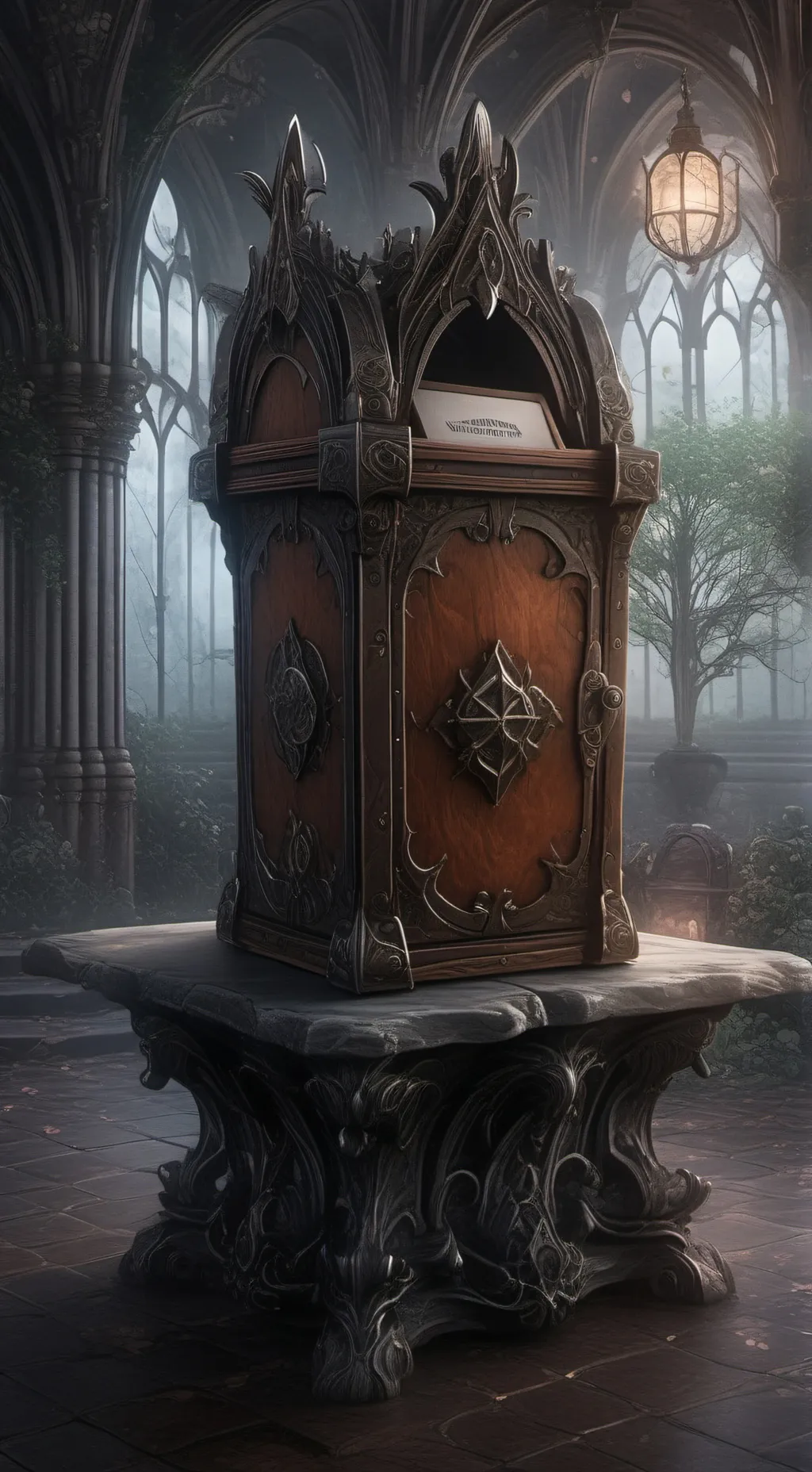 ai character: suggestion box  background