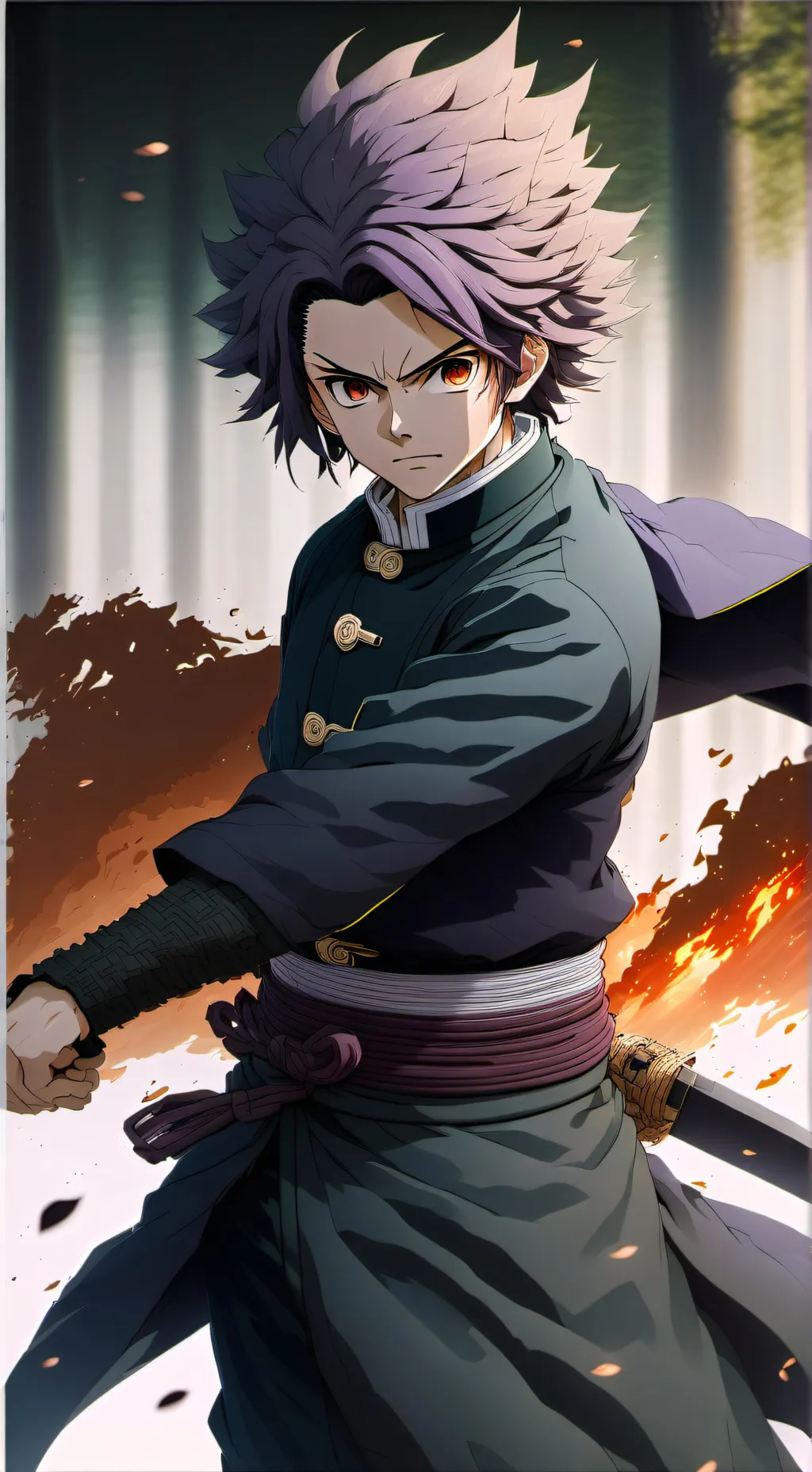 ai character: Kny K-pop au background