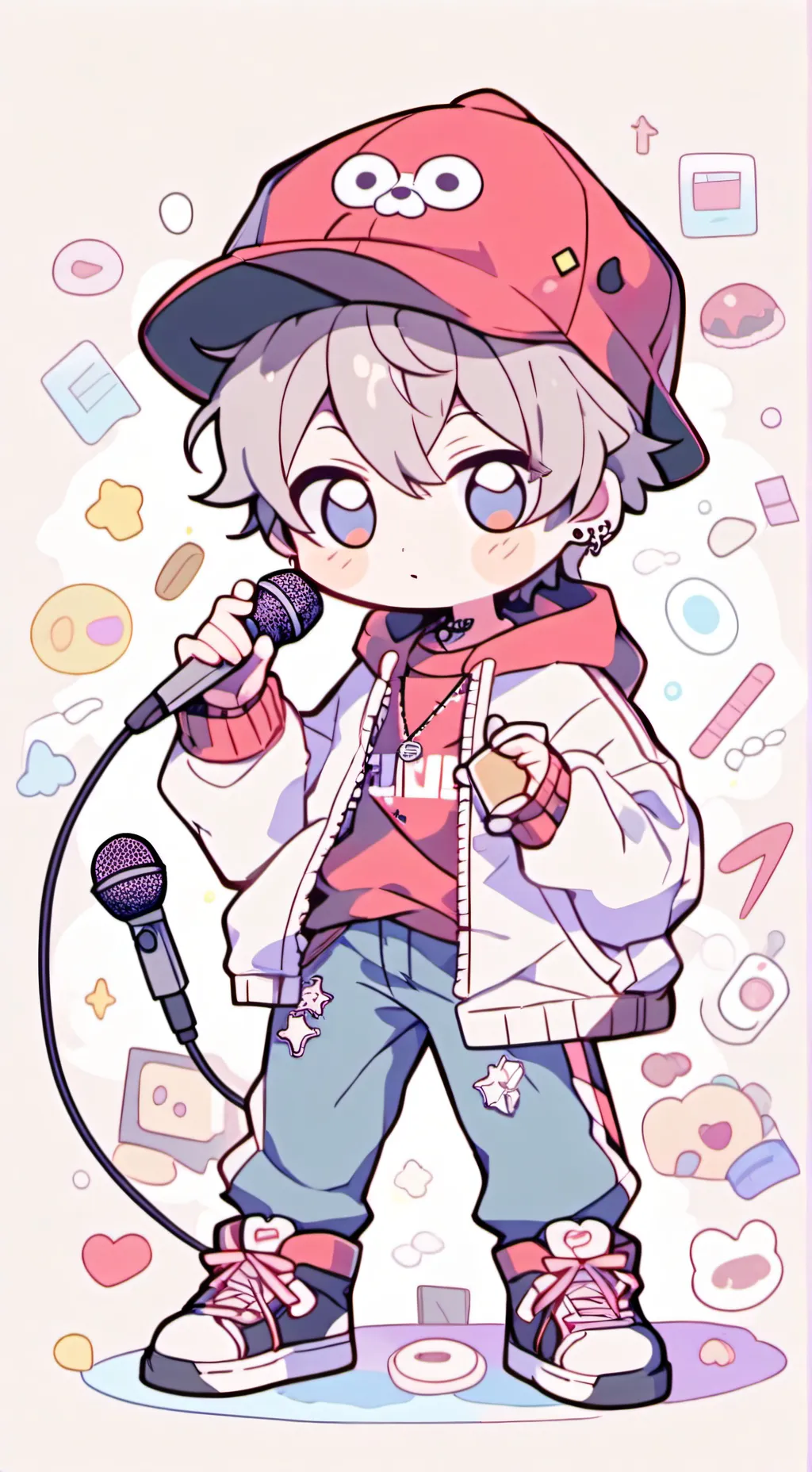 ai character: FunkBoy background